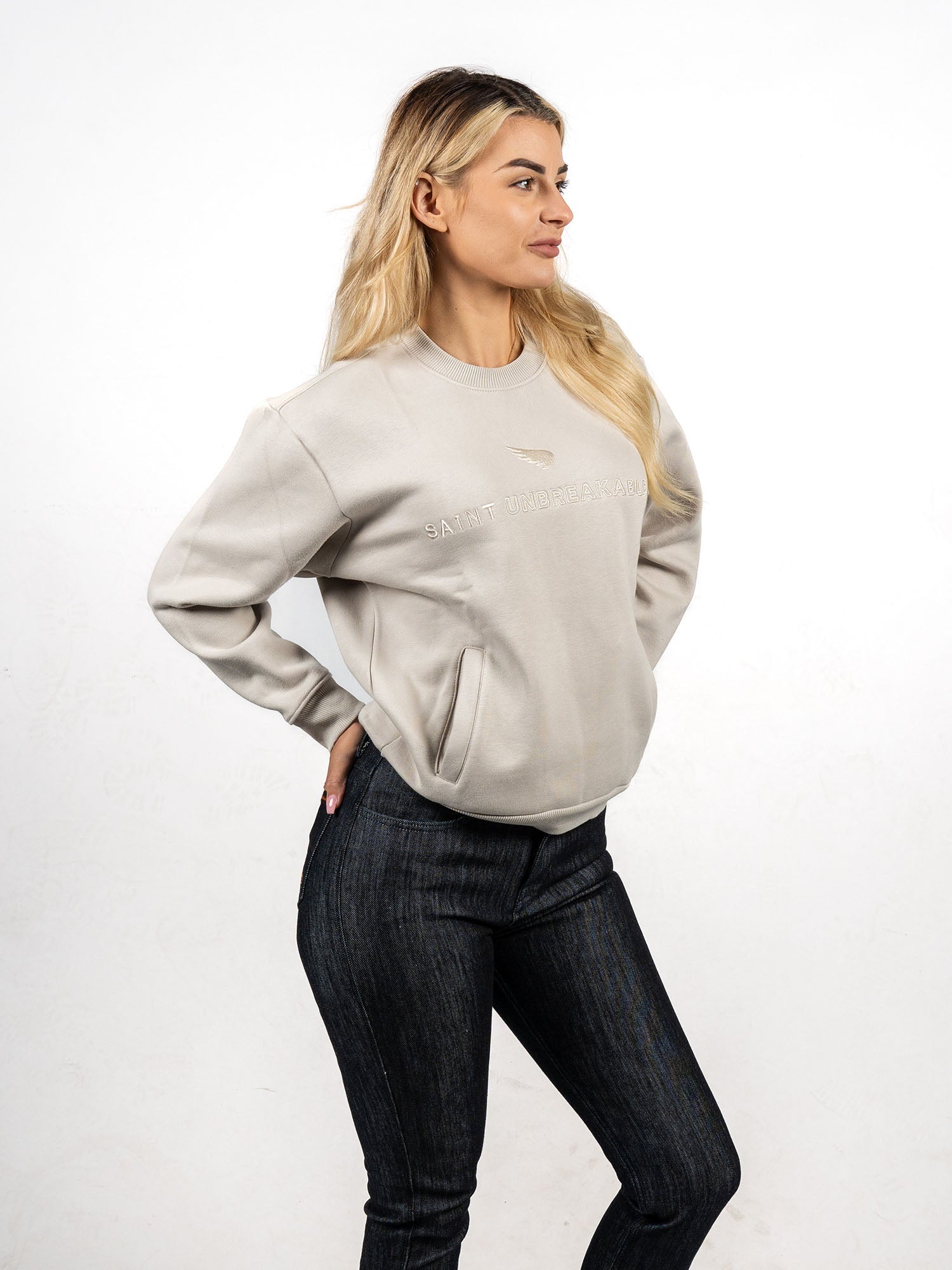 SA1NT Women's Embroidered Crew - SA1NT