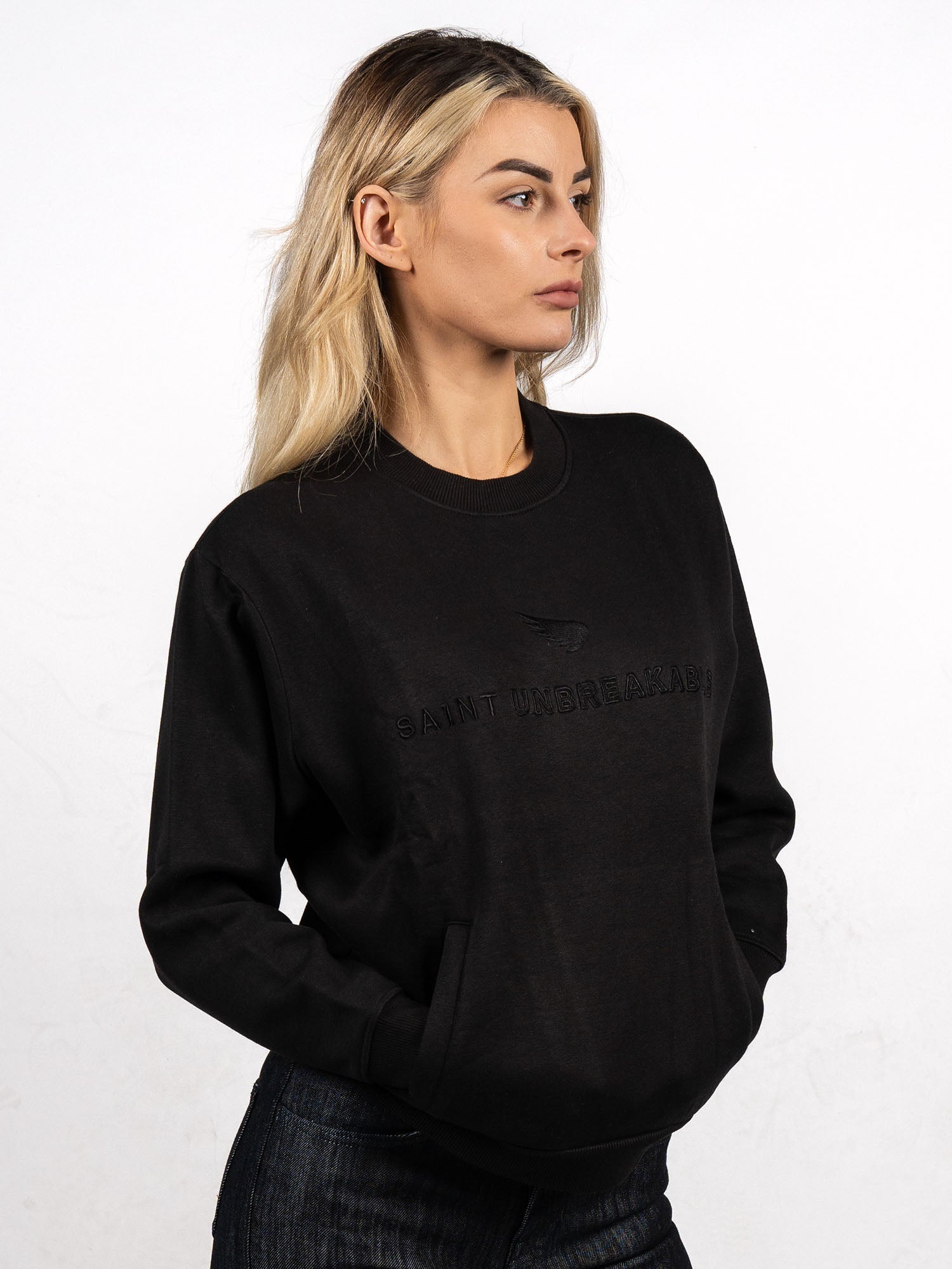 SA1NT Women's Embroidered Crew - SA1NT