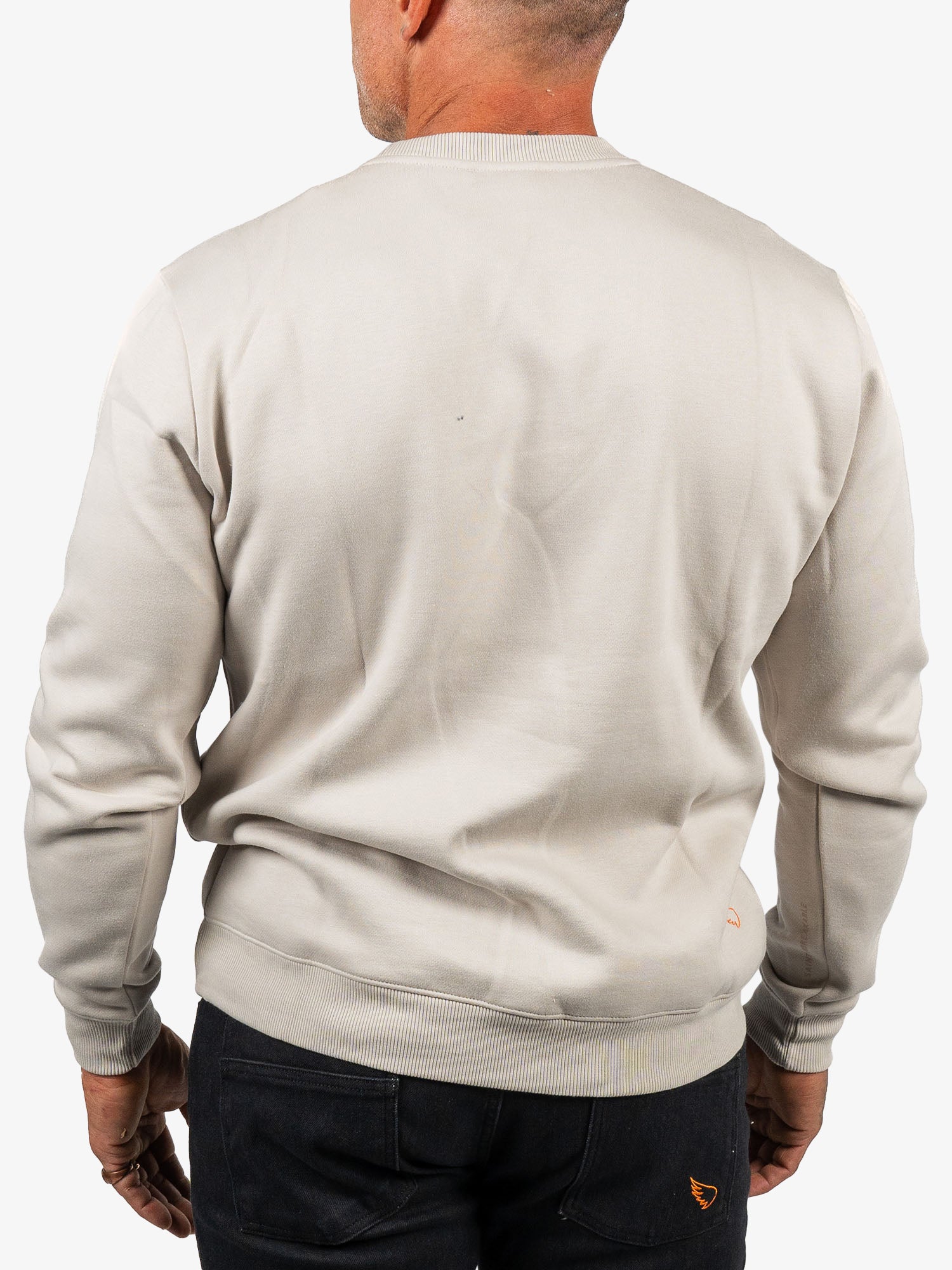 Embroidered Cotton Tencel Crew