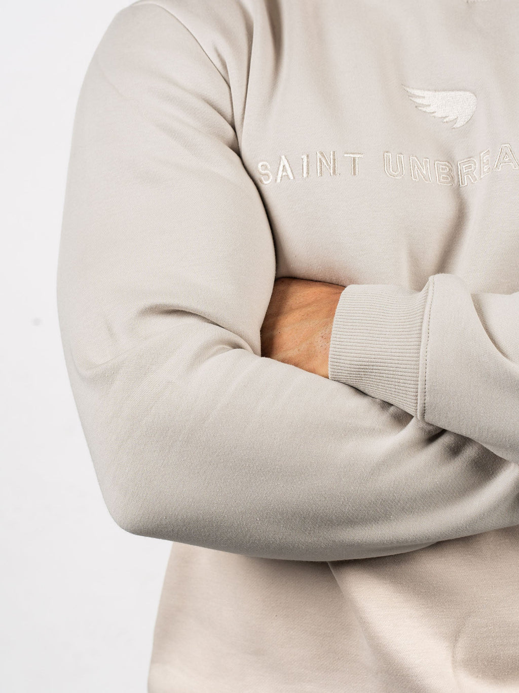 Embroidered Cotton Tencel Crew - SA1NT