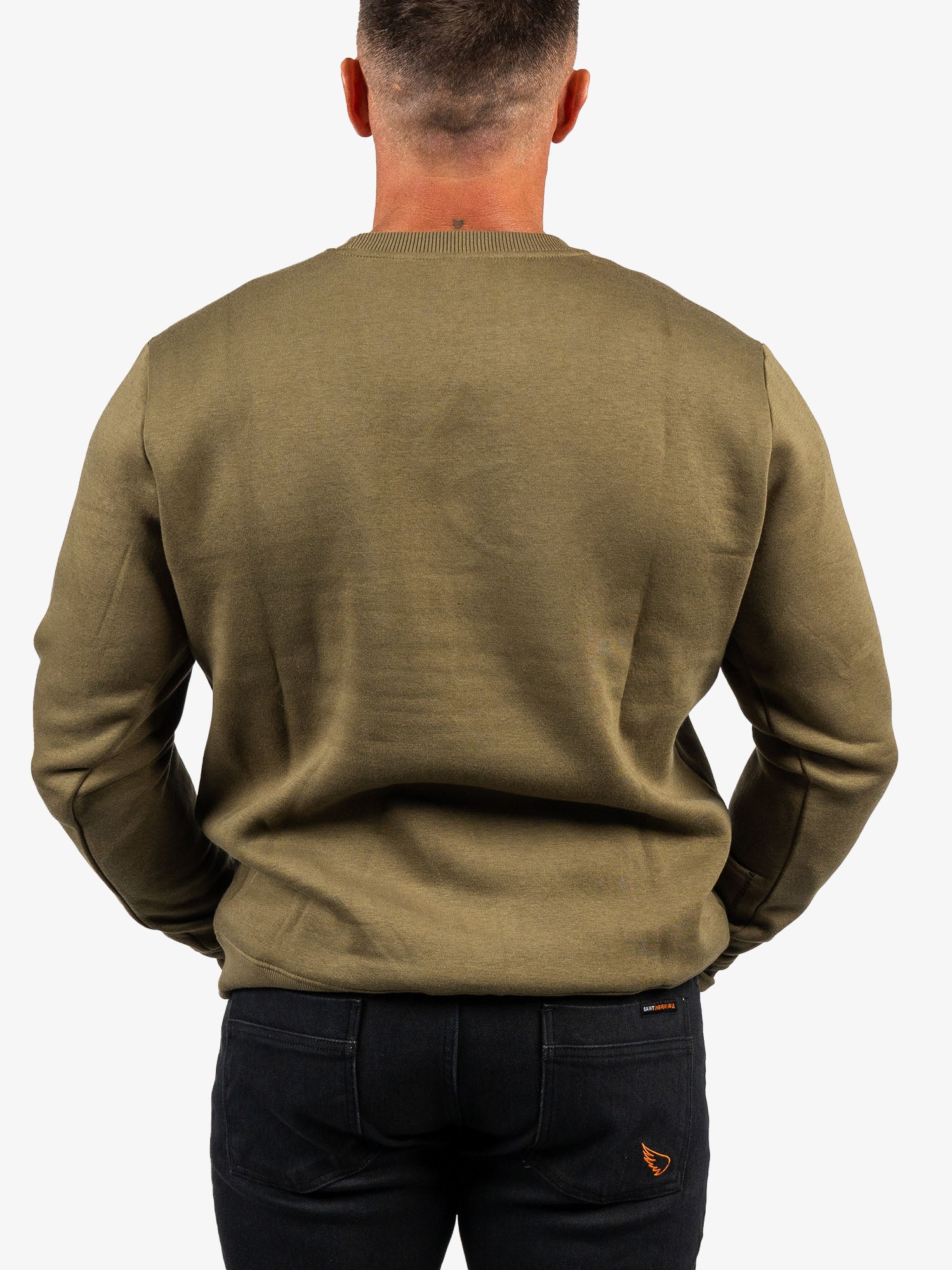 Embossed Cotton Tencel Crew