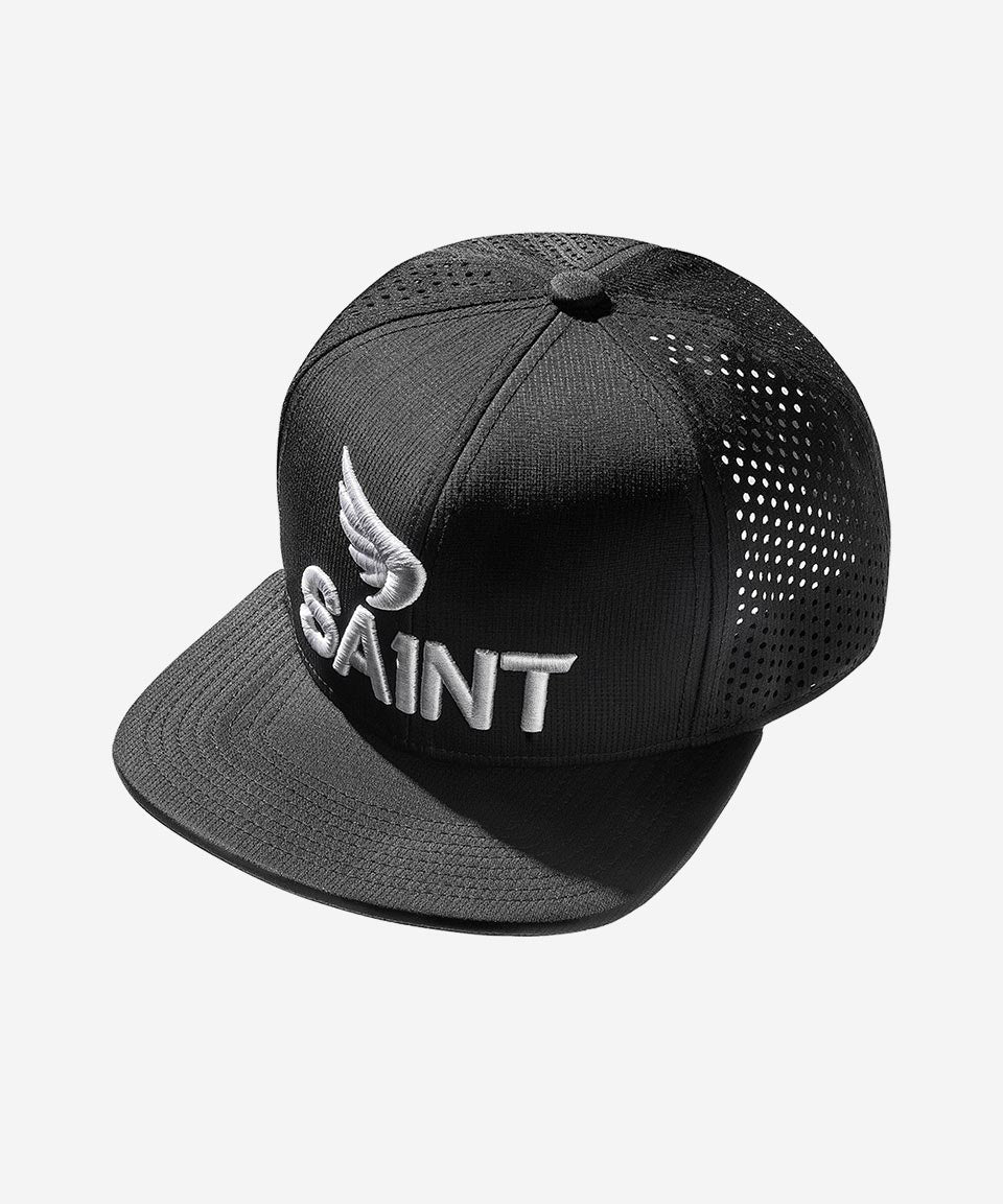 Saint 3D Logo Mesh Snapback - SA1NT