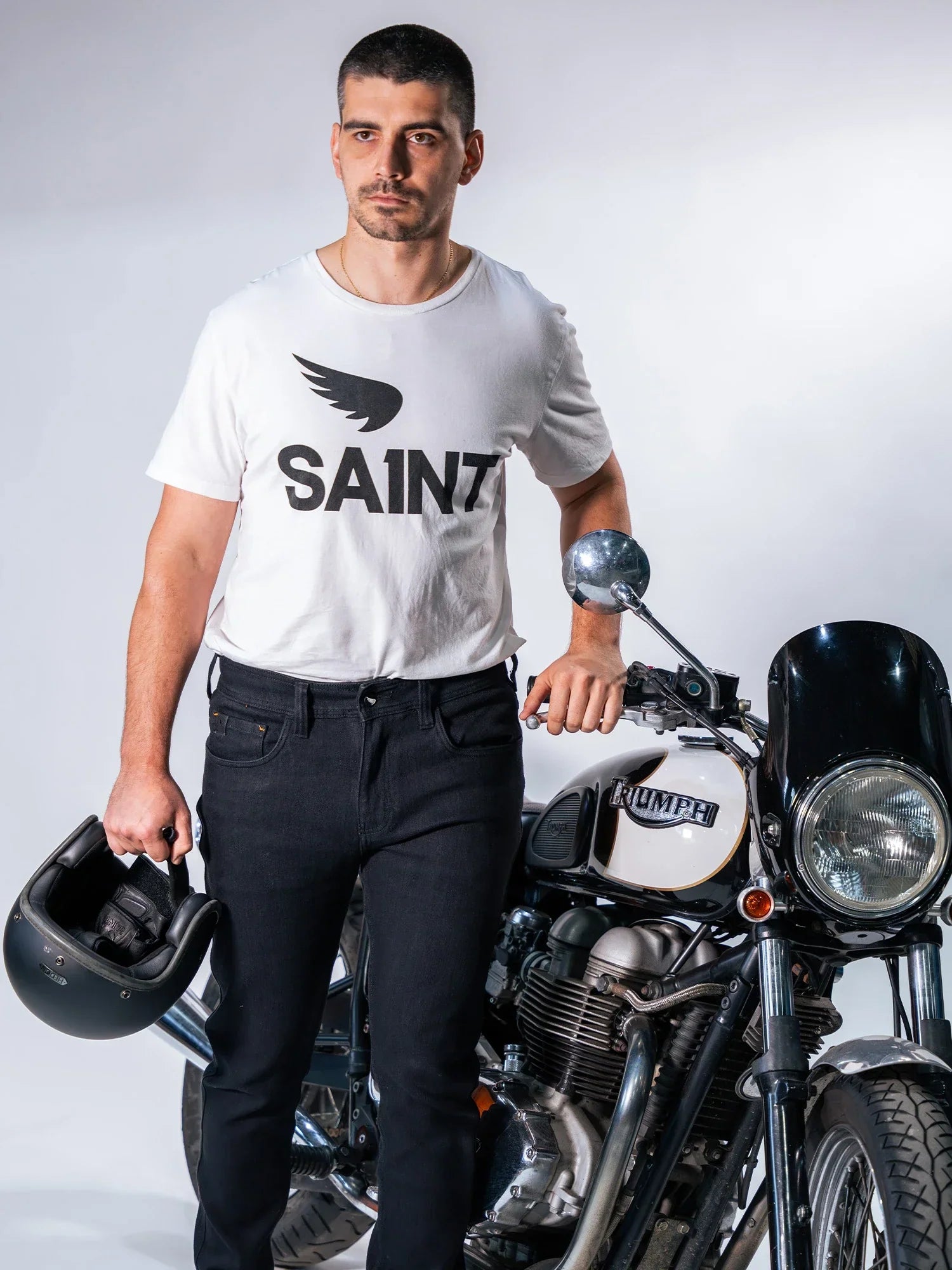 Unbreakable Slim Jeans - Black - SA1NT