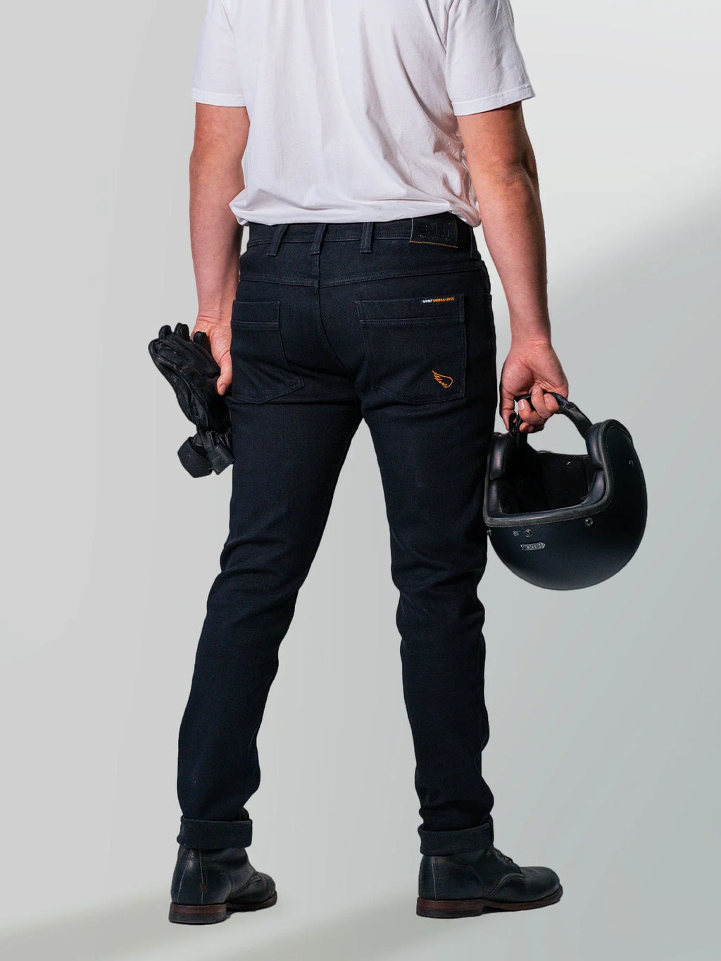 Unbreakable Slim Jeans - Black - SA1NT