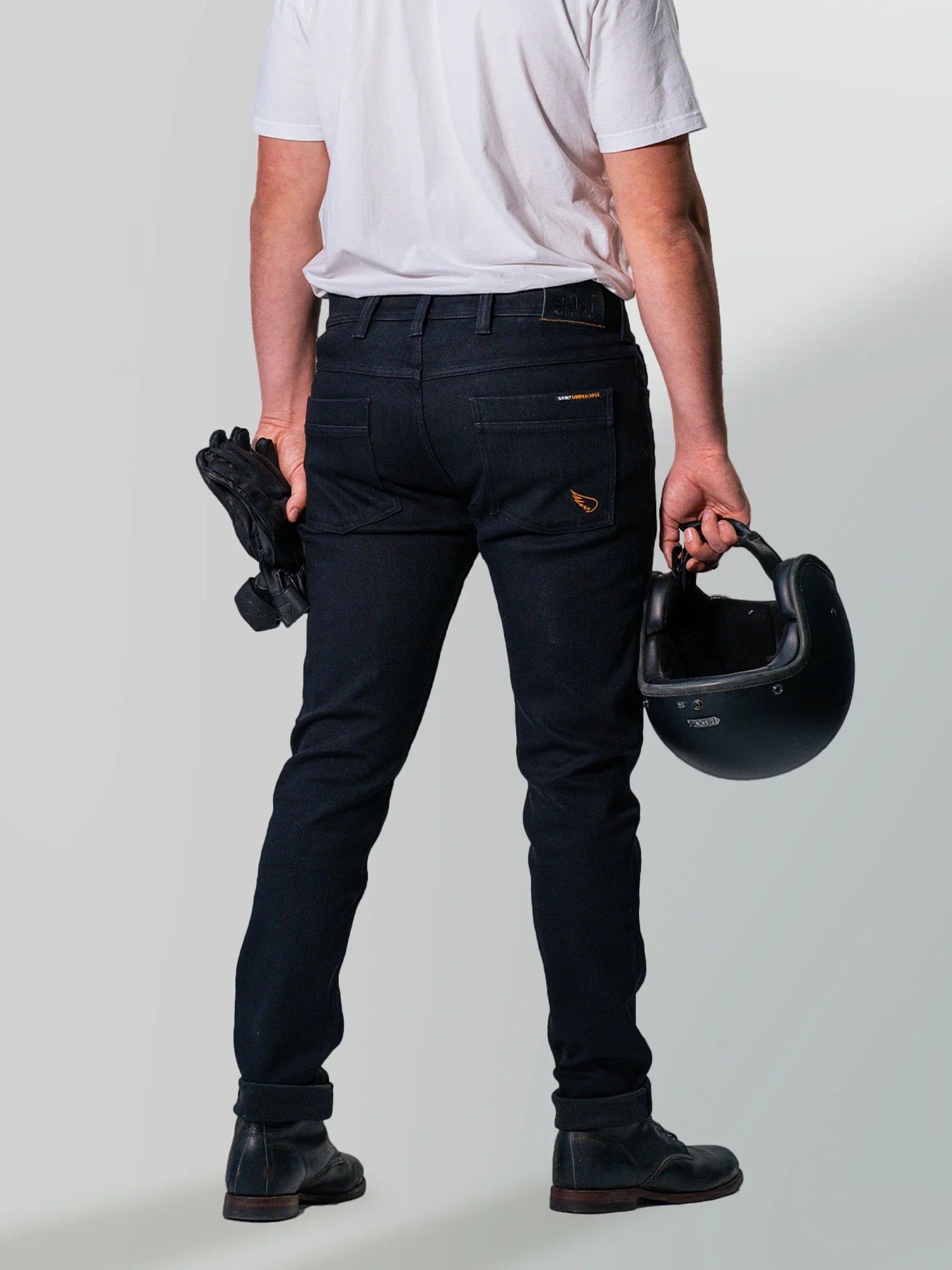 Unbreakable Slim Jeans - Black - SA1NT