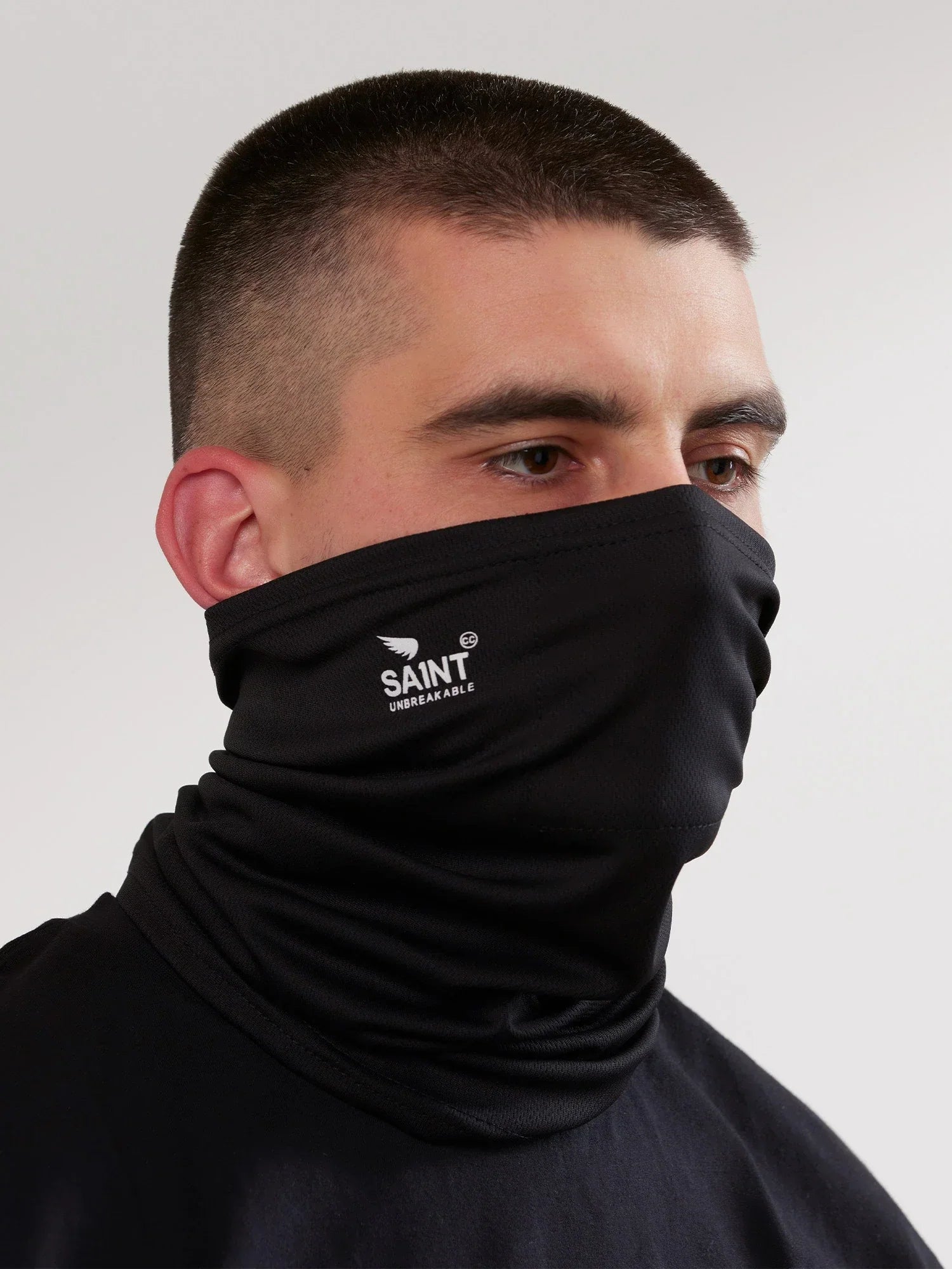 SA1NT Neck Gaiter With Filter - Black - SA1NT