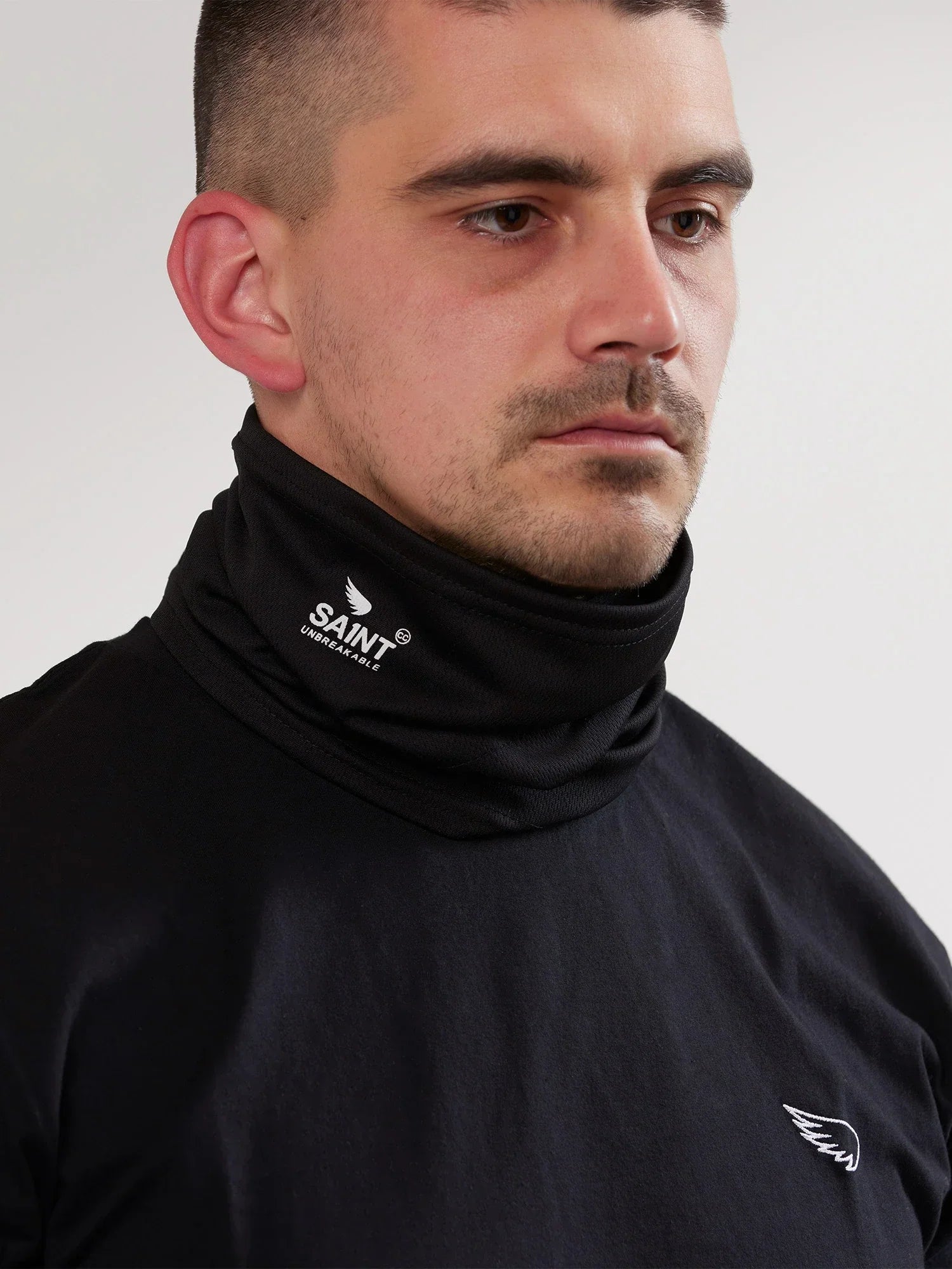 SA1NT Neck Gaiter With Filter - Black - SA1NT