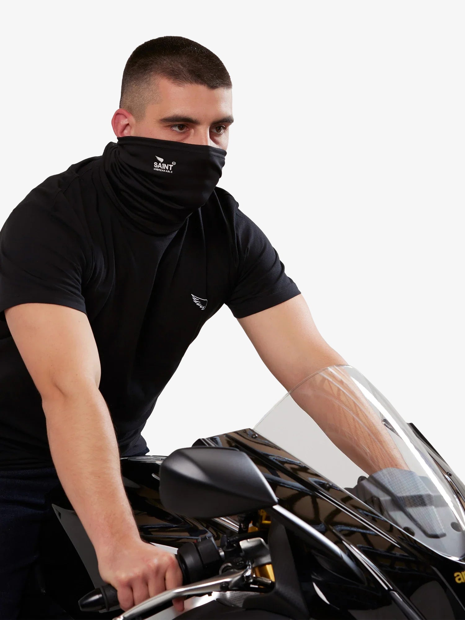 SA1NT Neck Gaiter With Filter - Black
