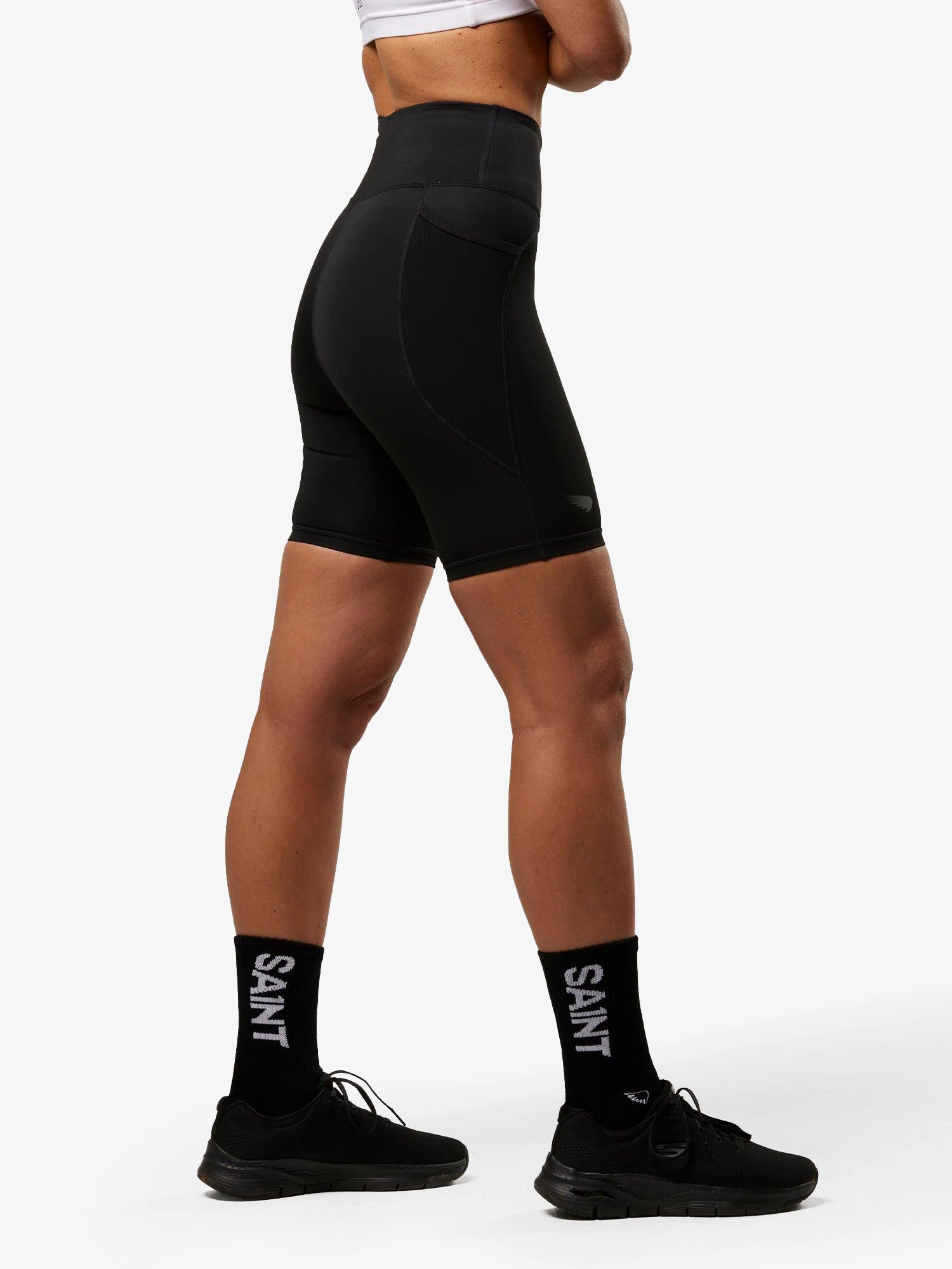 Womens Compression 8" Run Short