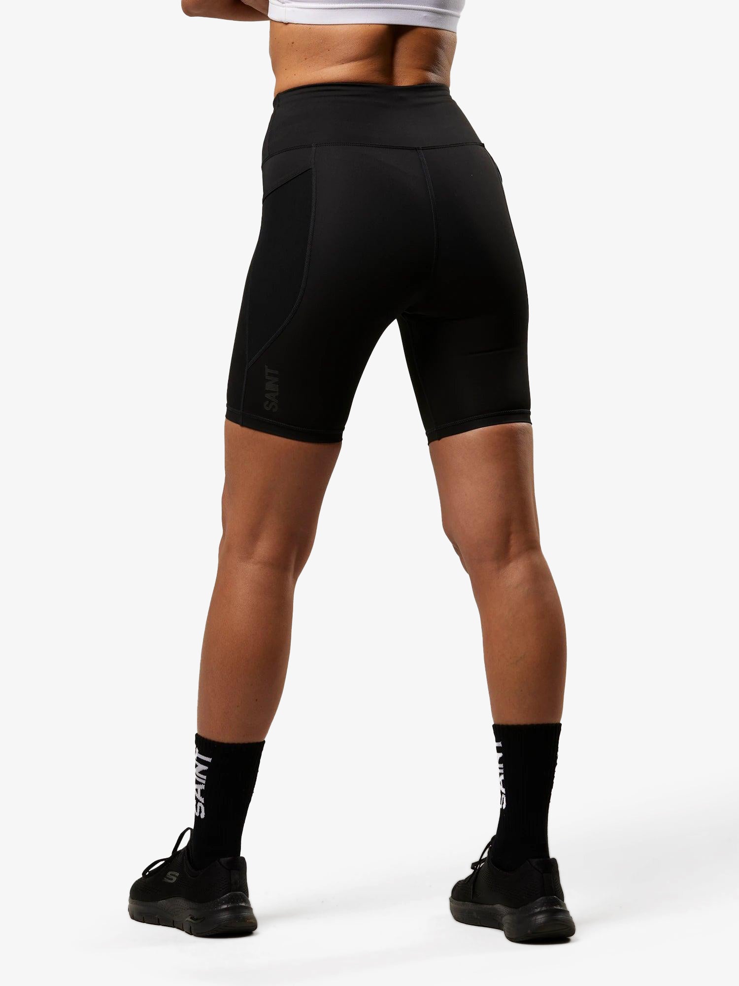 Womens Compression 8" Run Short