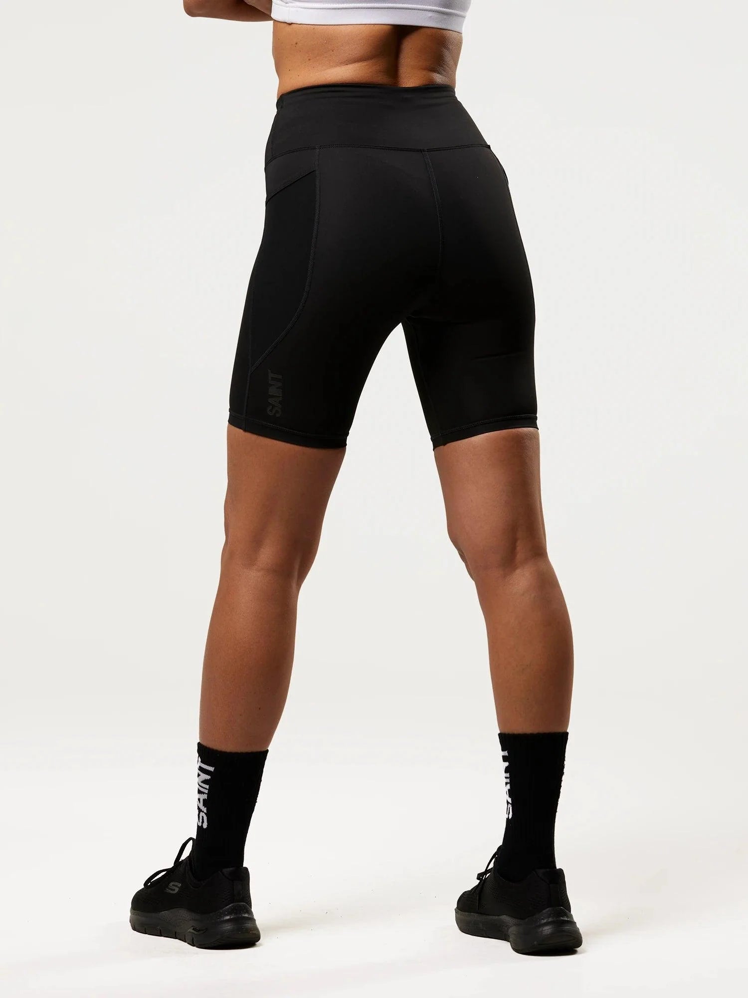 Womens Compression 8" Run Short