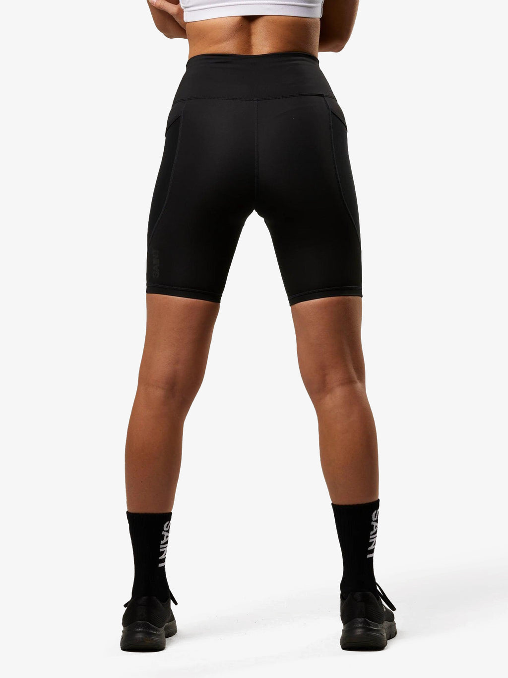 Womens Compression 8" Run Short