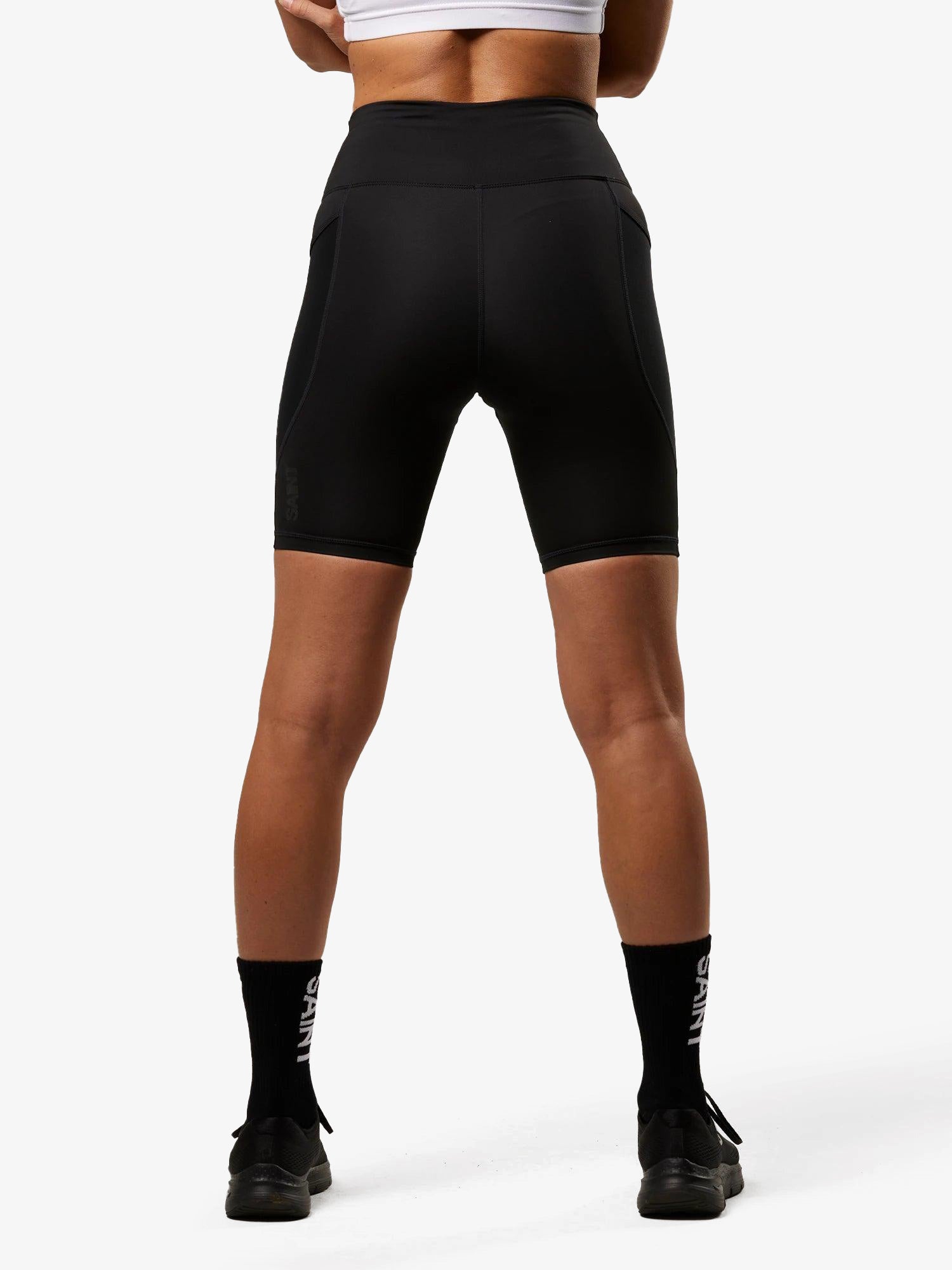 Womens Compression 8" Run Short