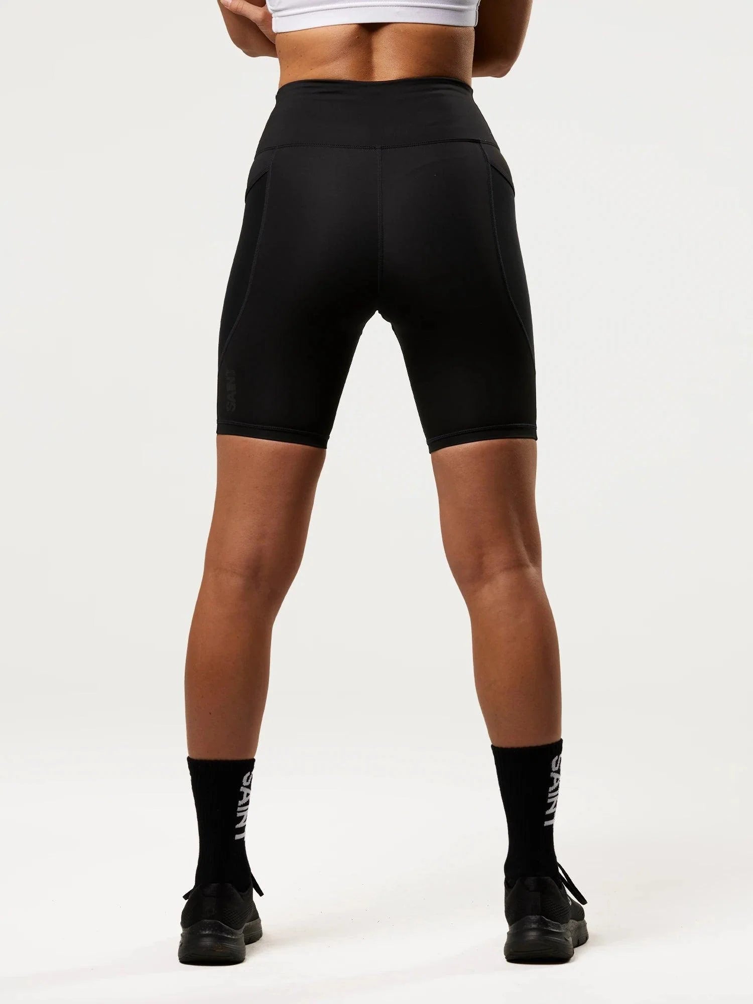 Womens Compression 8" Run Short