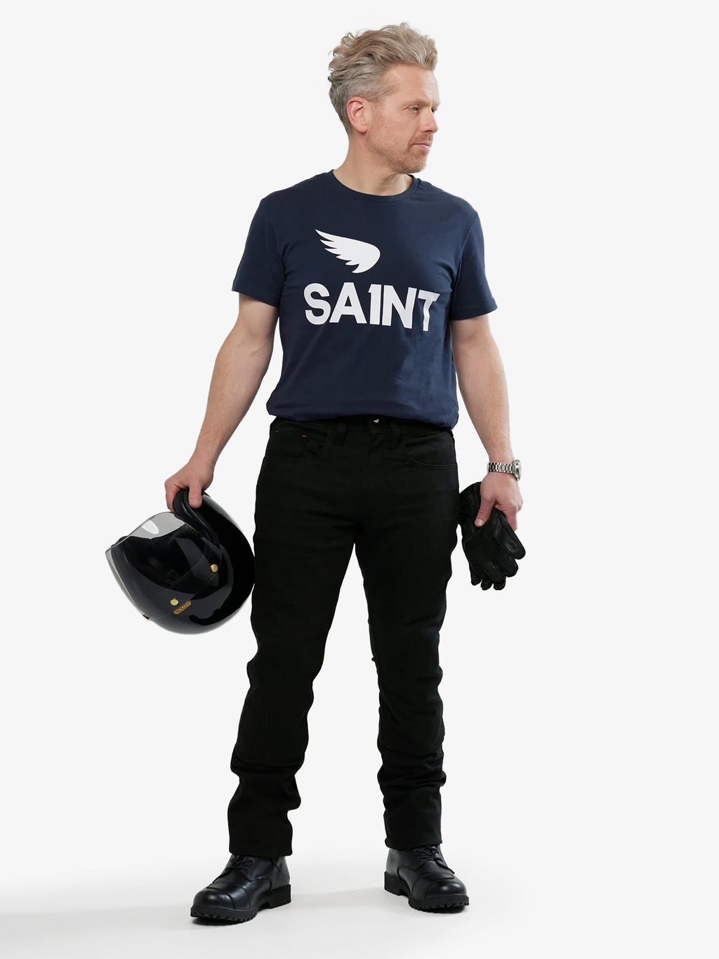 Engineered Straight Fit Armoured Jean