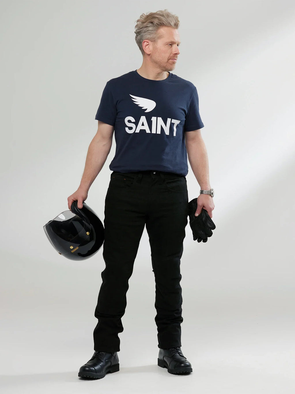 Engineered Straight Fit Armoured Jean - SA1NT