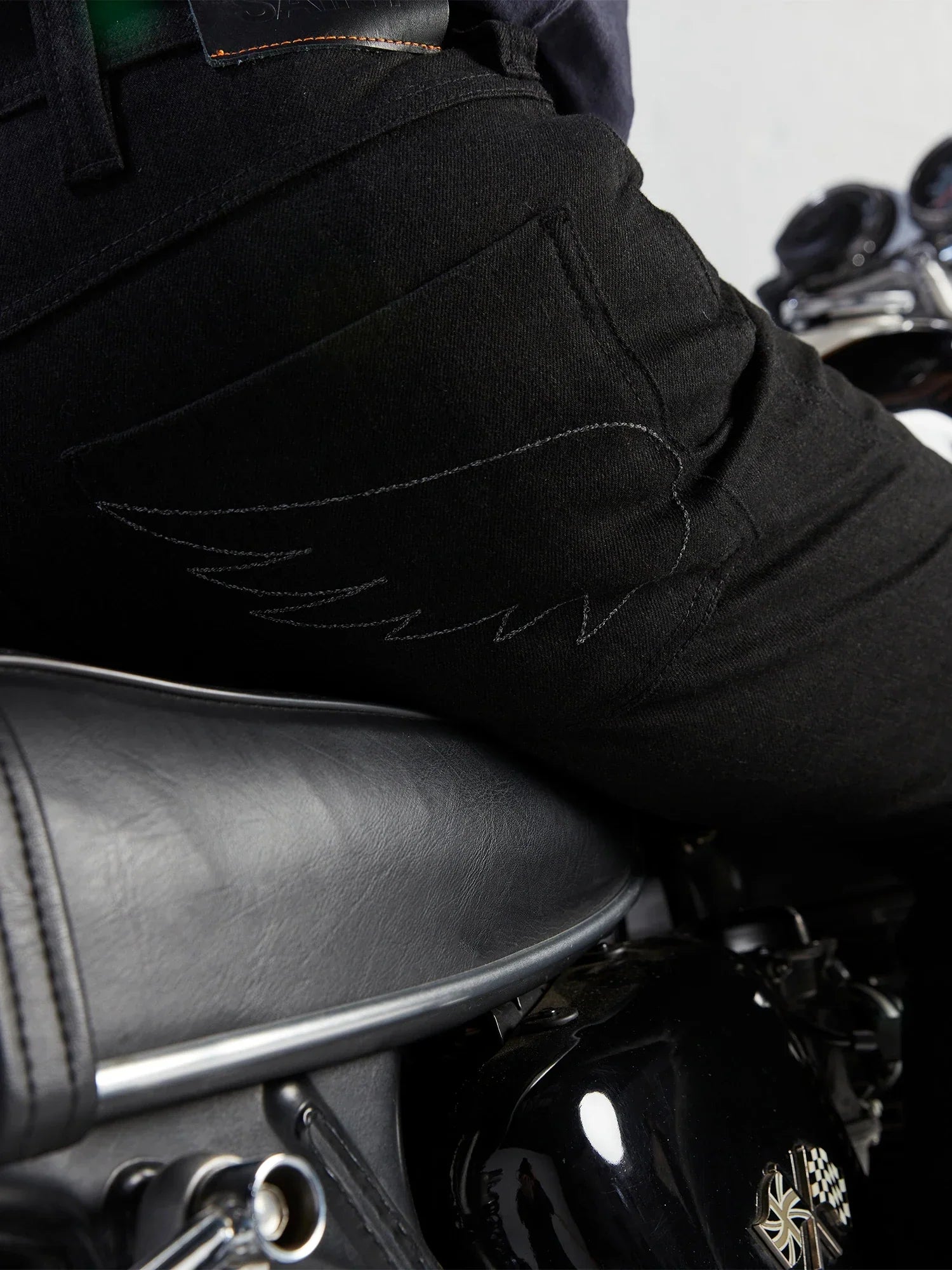 Engineered Straight Fit Armoured Jean - SA1NT