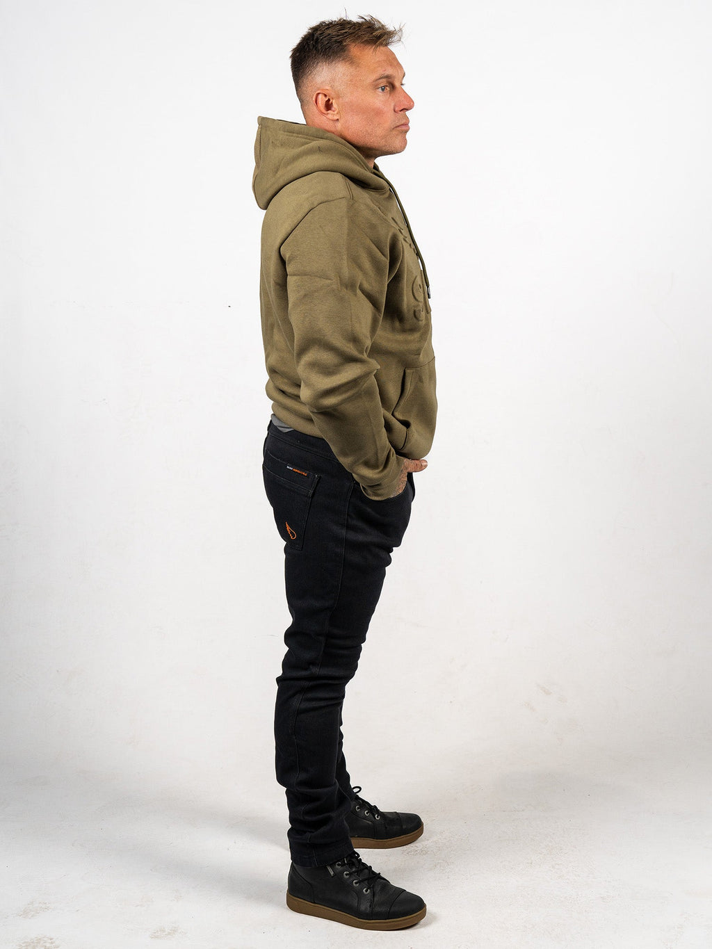Embossed Cotton Tencel Hoodie - SA1NT