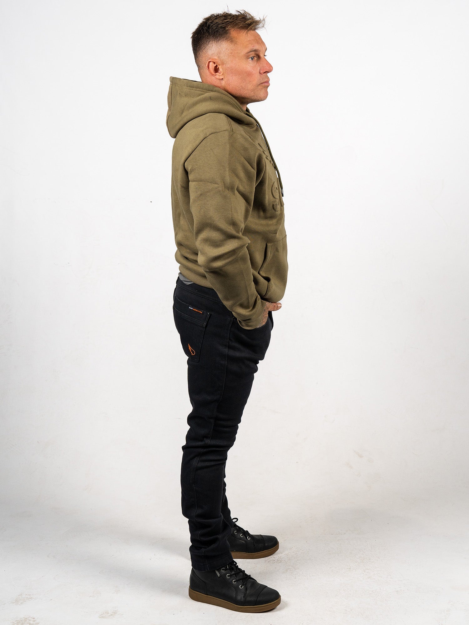 Embossed Cotton Tencel Hoodie - SA1NT