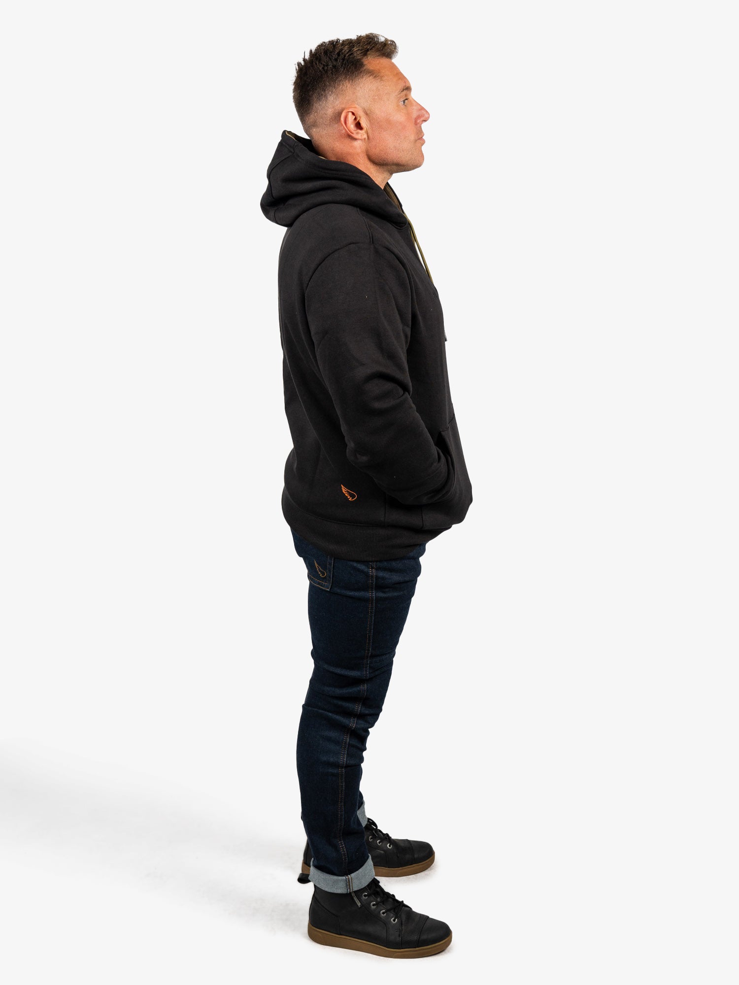 Embroidered Cotton Tencel Hoodie