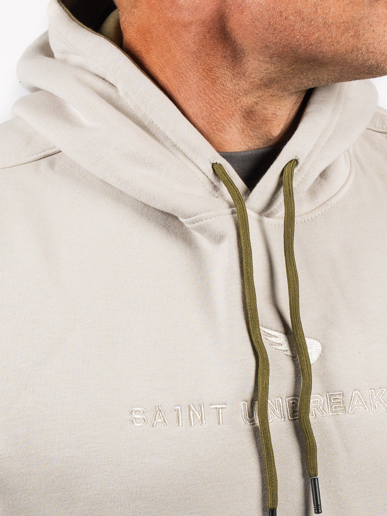 Embroidered Cotton Tencel Hoodie - SA1NT