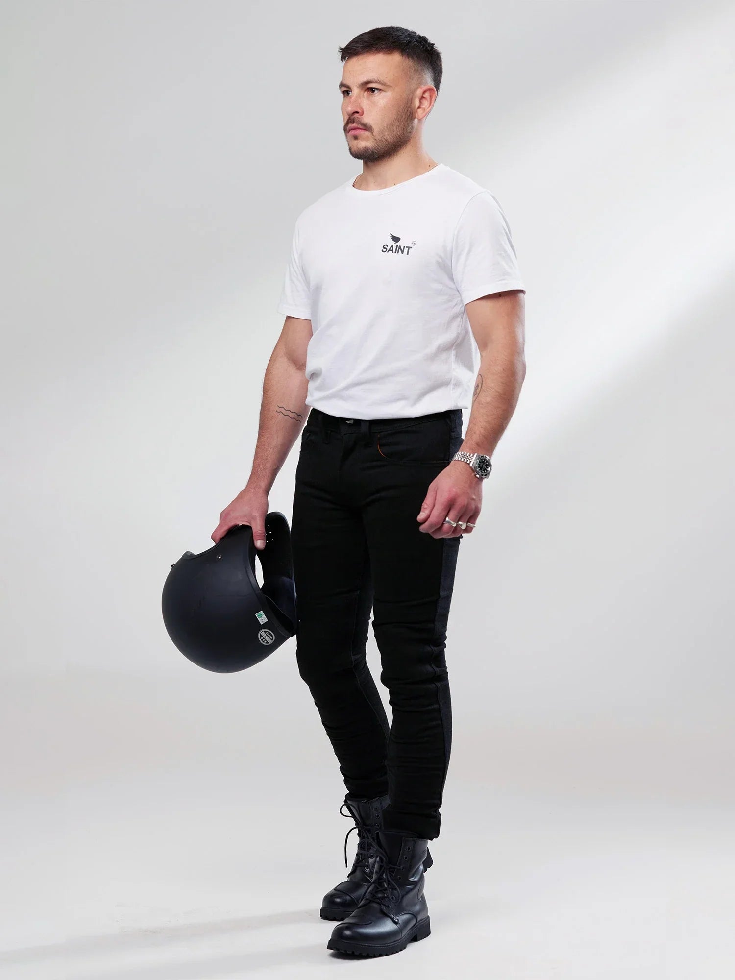 Engineered Slim Fit Armoured Jean - SA1NT