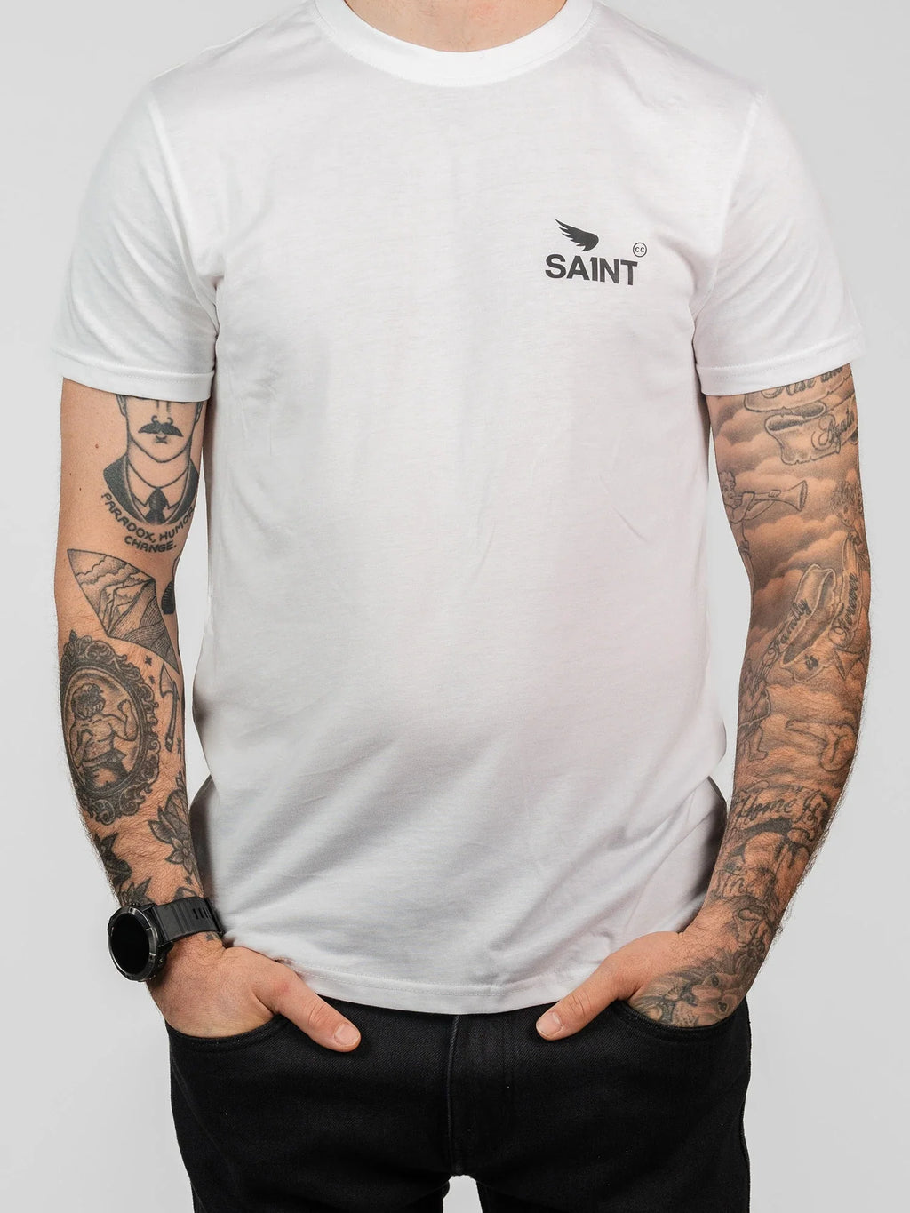 SA1NT Basic Cotton Tencel Tee - SA1NT