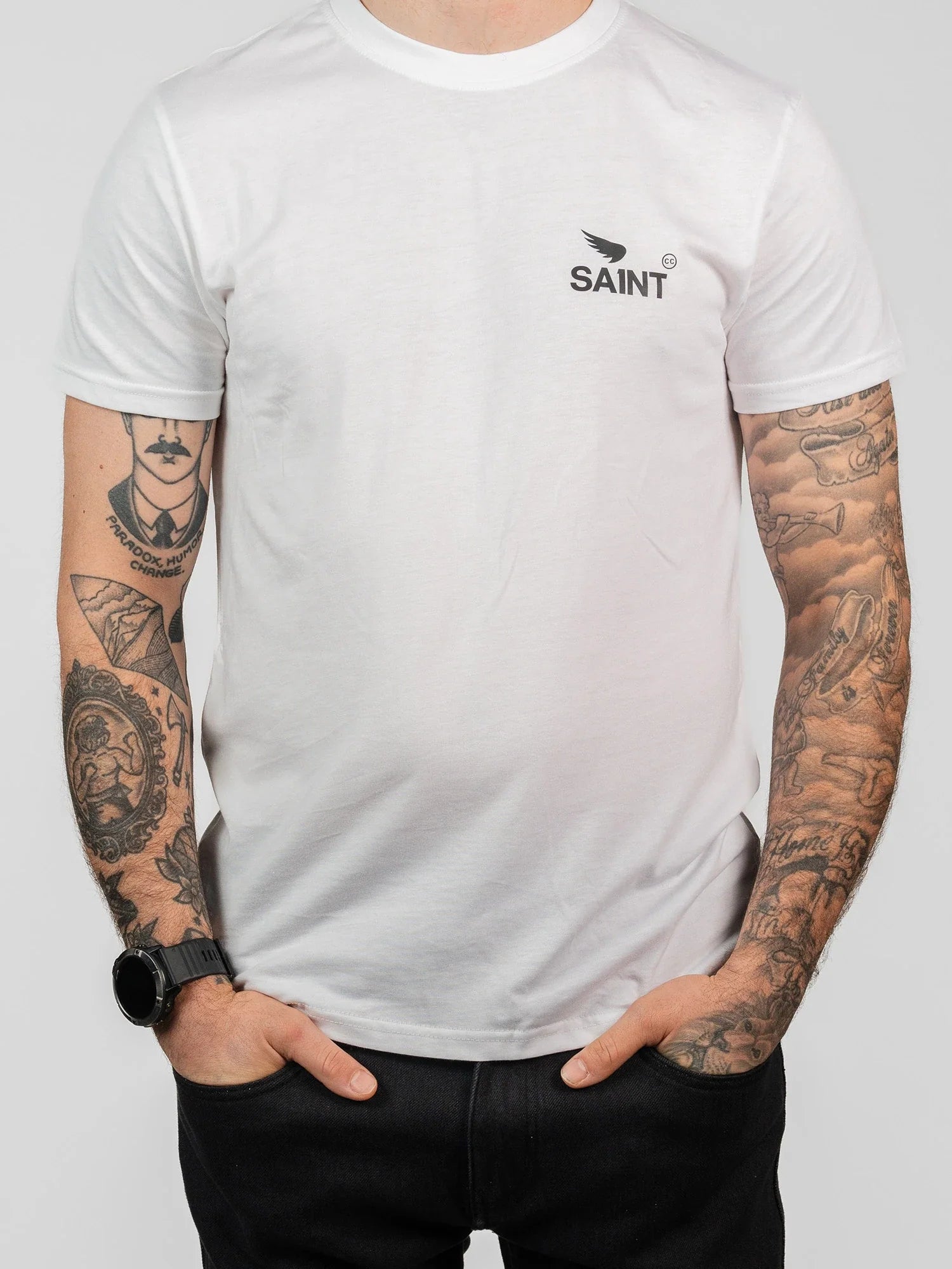 SA1NT Basic Cotton Tencel Tee - SA1NT