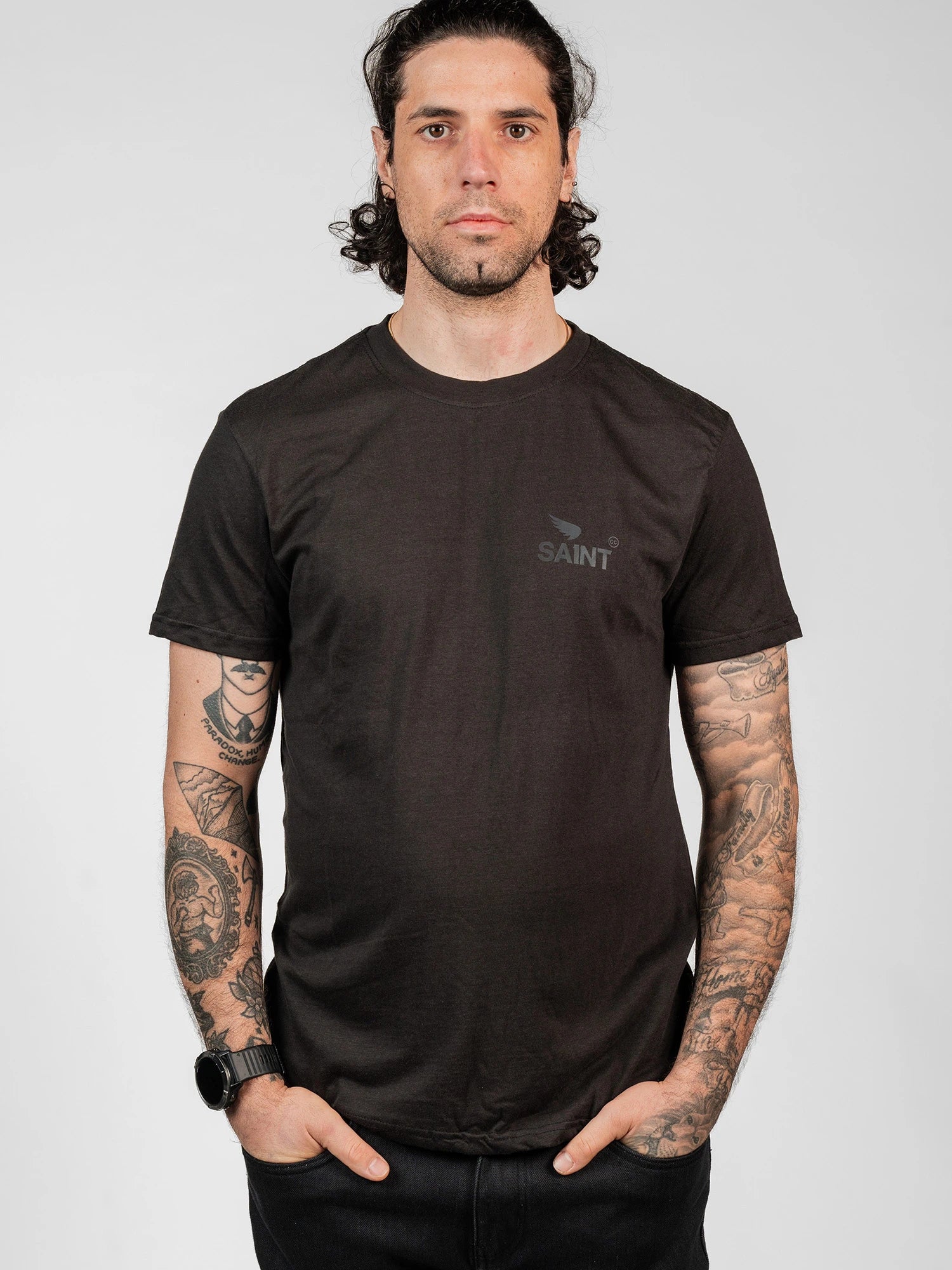 SA1NT Basic Cotton Tencel Tee - SA1NT