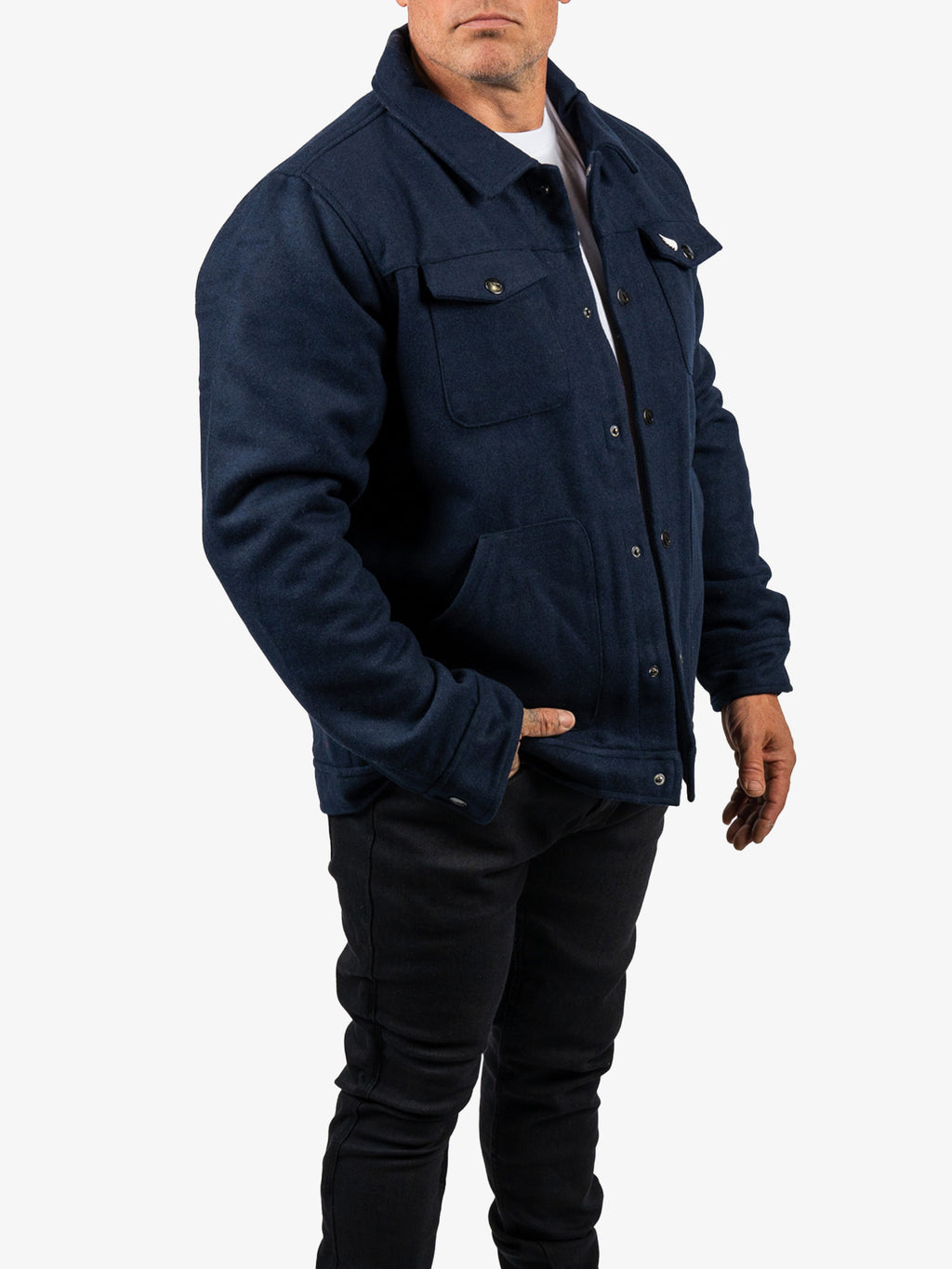 Wool Sherpa Lined Jacket