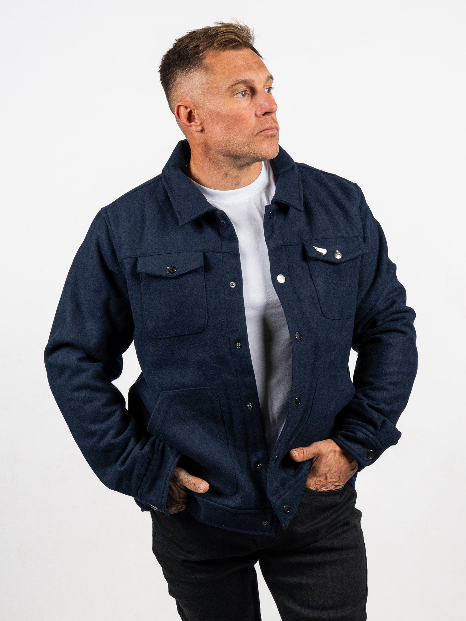 Wool Sherpa Lined Jacket - SA1NT