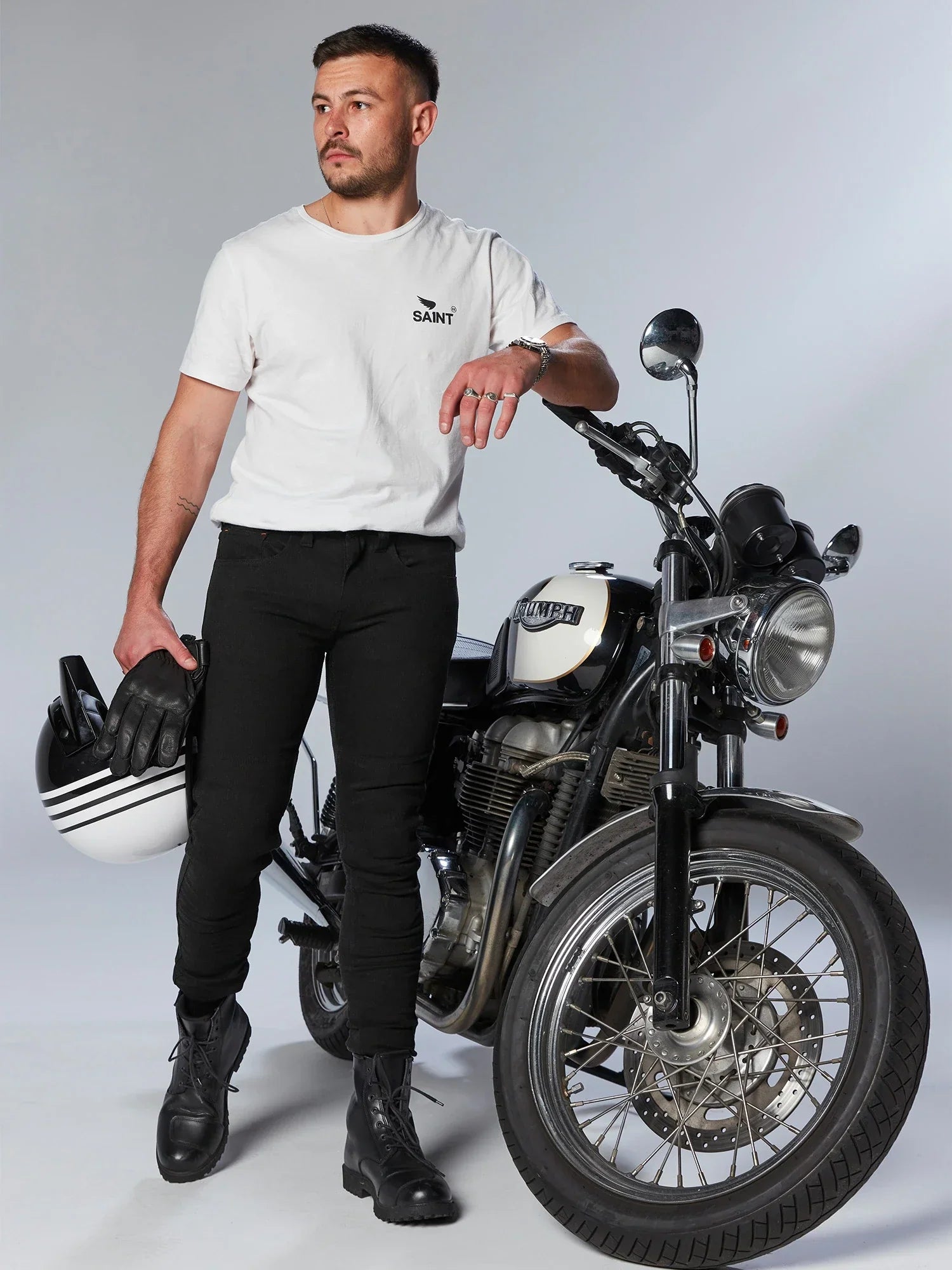 Engineered Slim Fit Armoured Jean - SA1NT