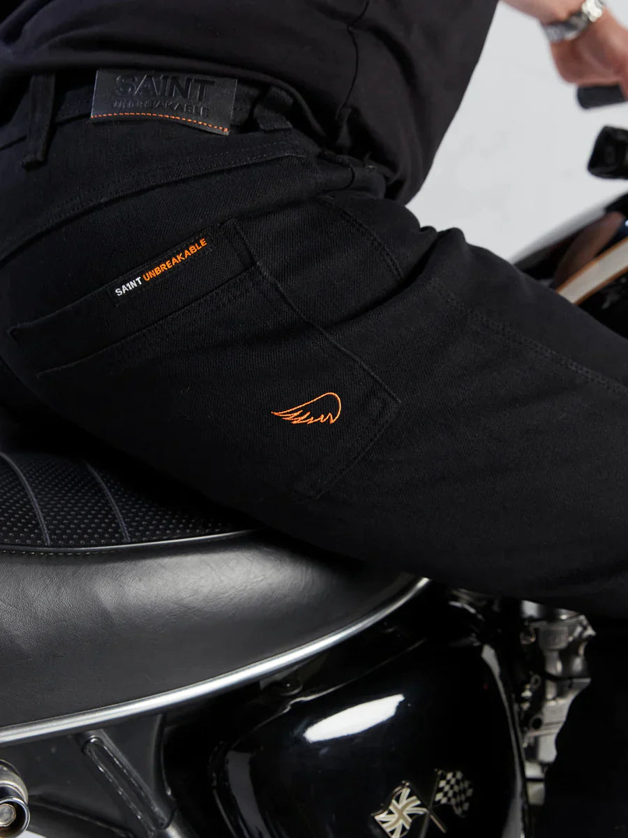 Unbreakable Slim Jeans - Black - SA1NT