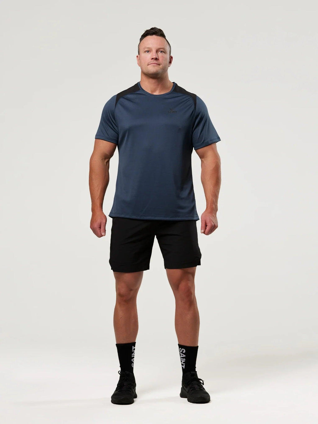 Men's Training T-shirt - Petrol Blue