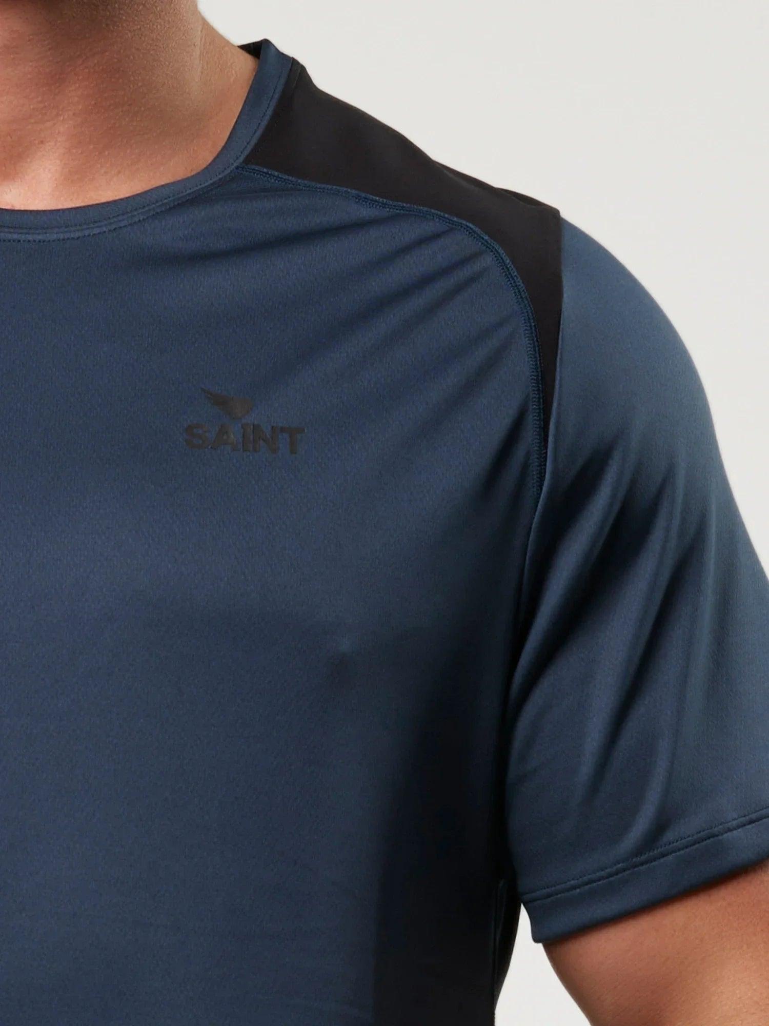 Men's Training T-shirt - Petrol Blue