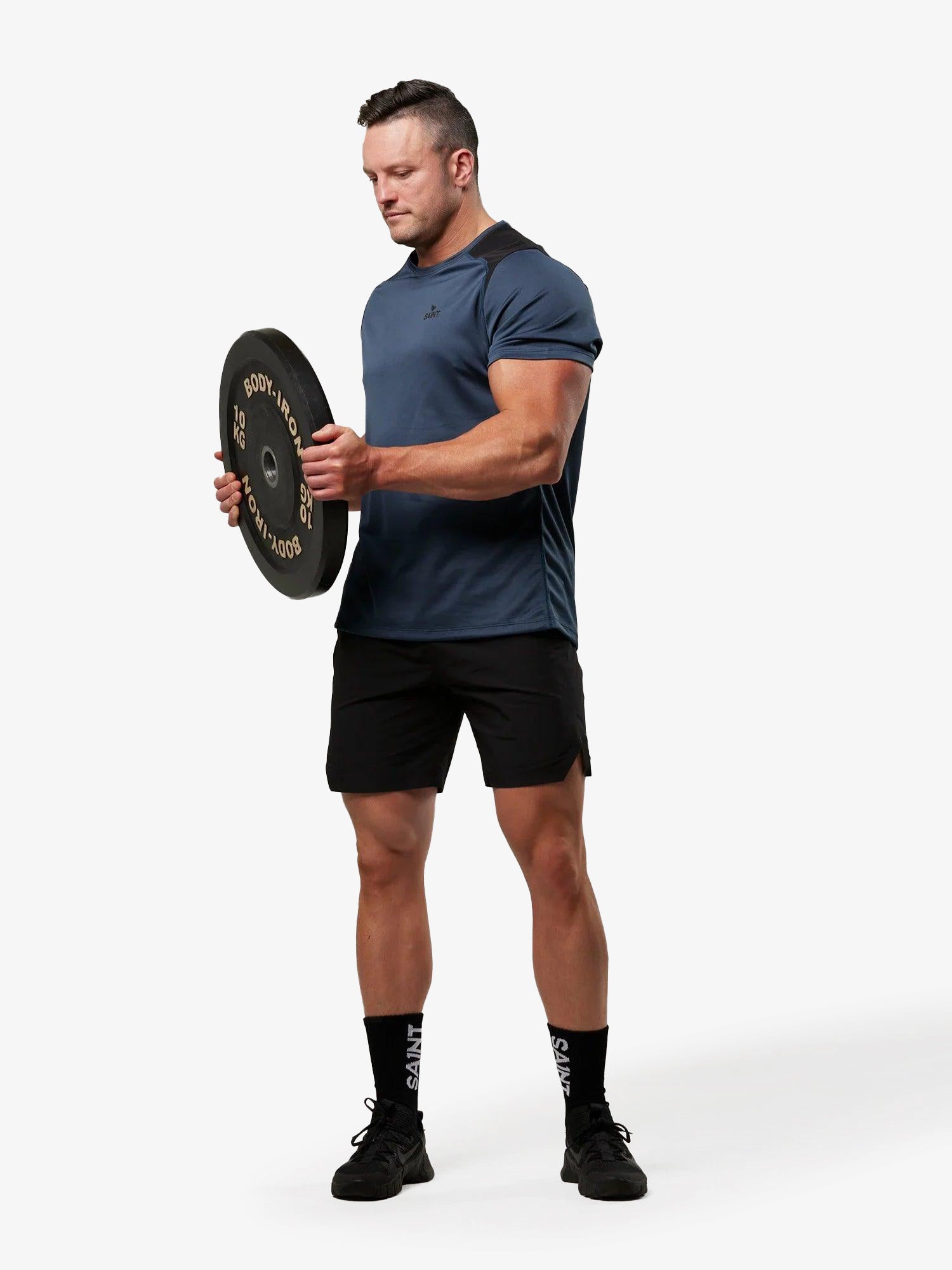 Men's Training T-shirt - Petrol Blue
