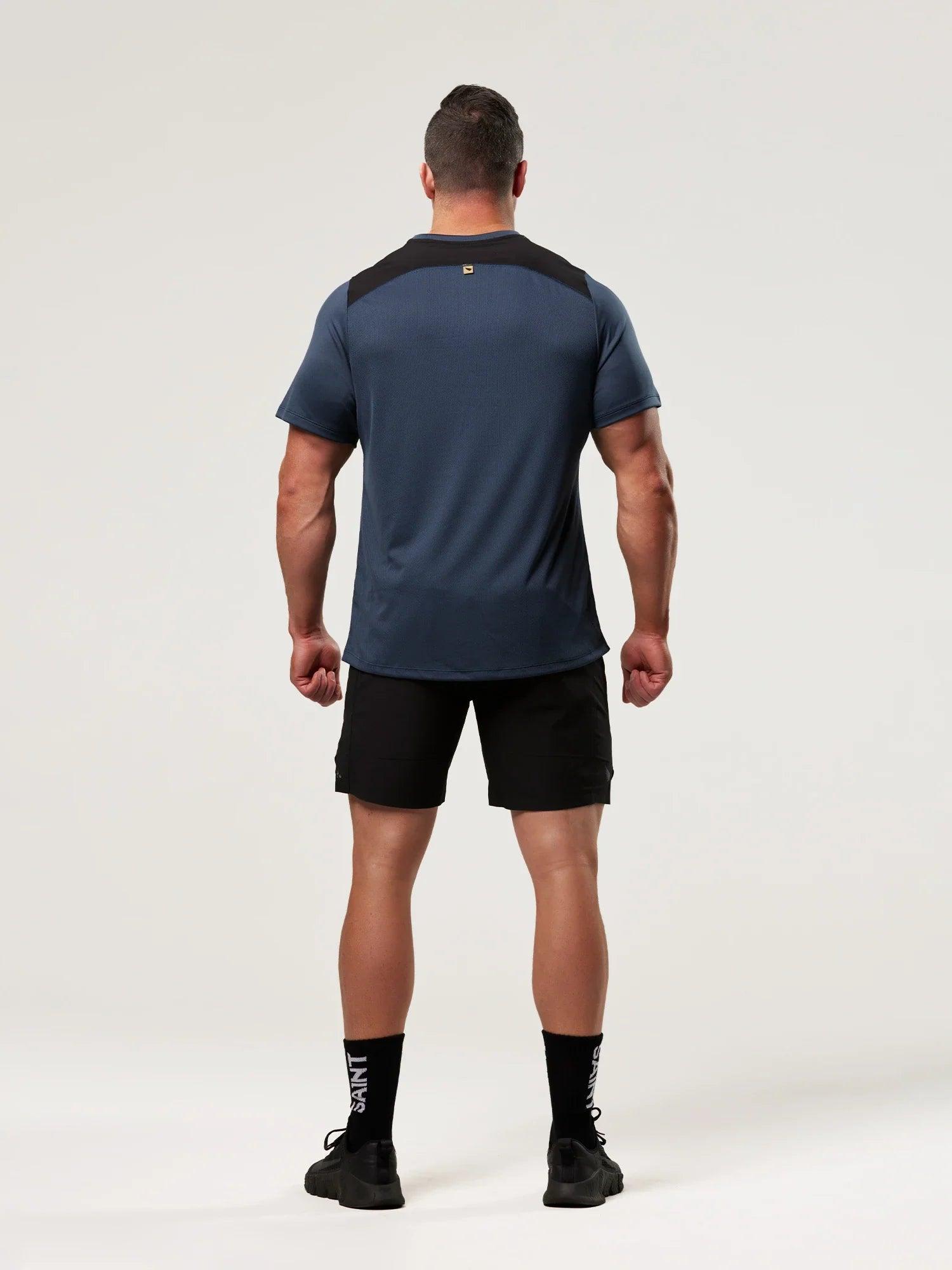Men's Training T-shirt - Petrol Blue