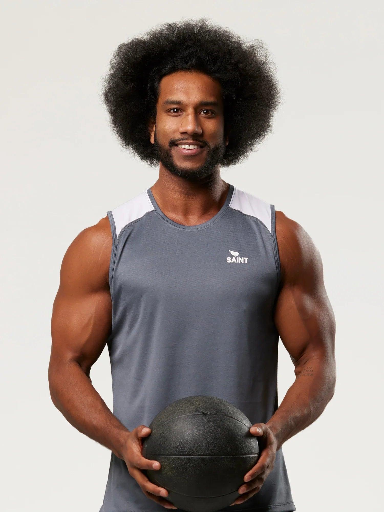 Men's Training Tank - Charcoal