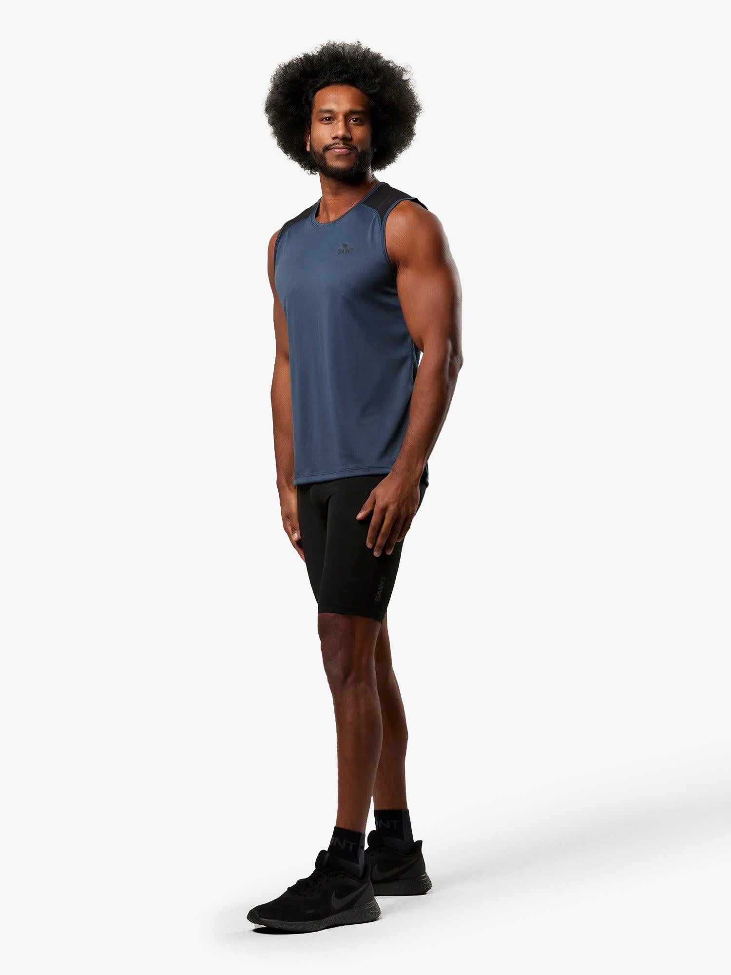Men's Training Tank - Petrol Blue