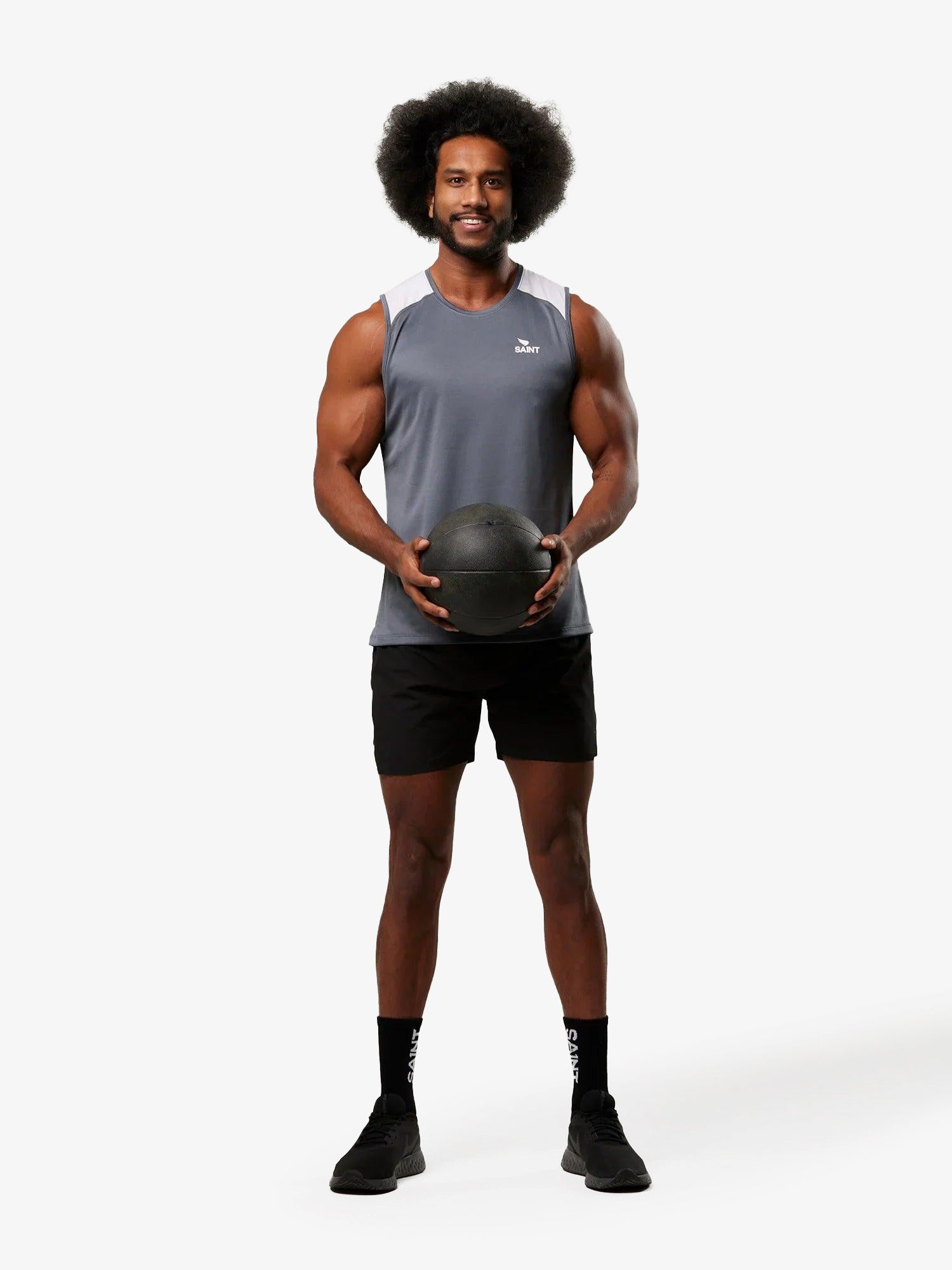 Men's Training Tank - Charcoal