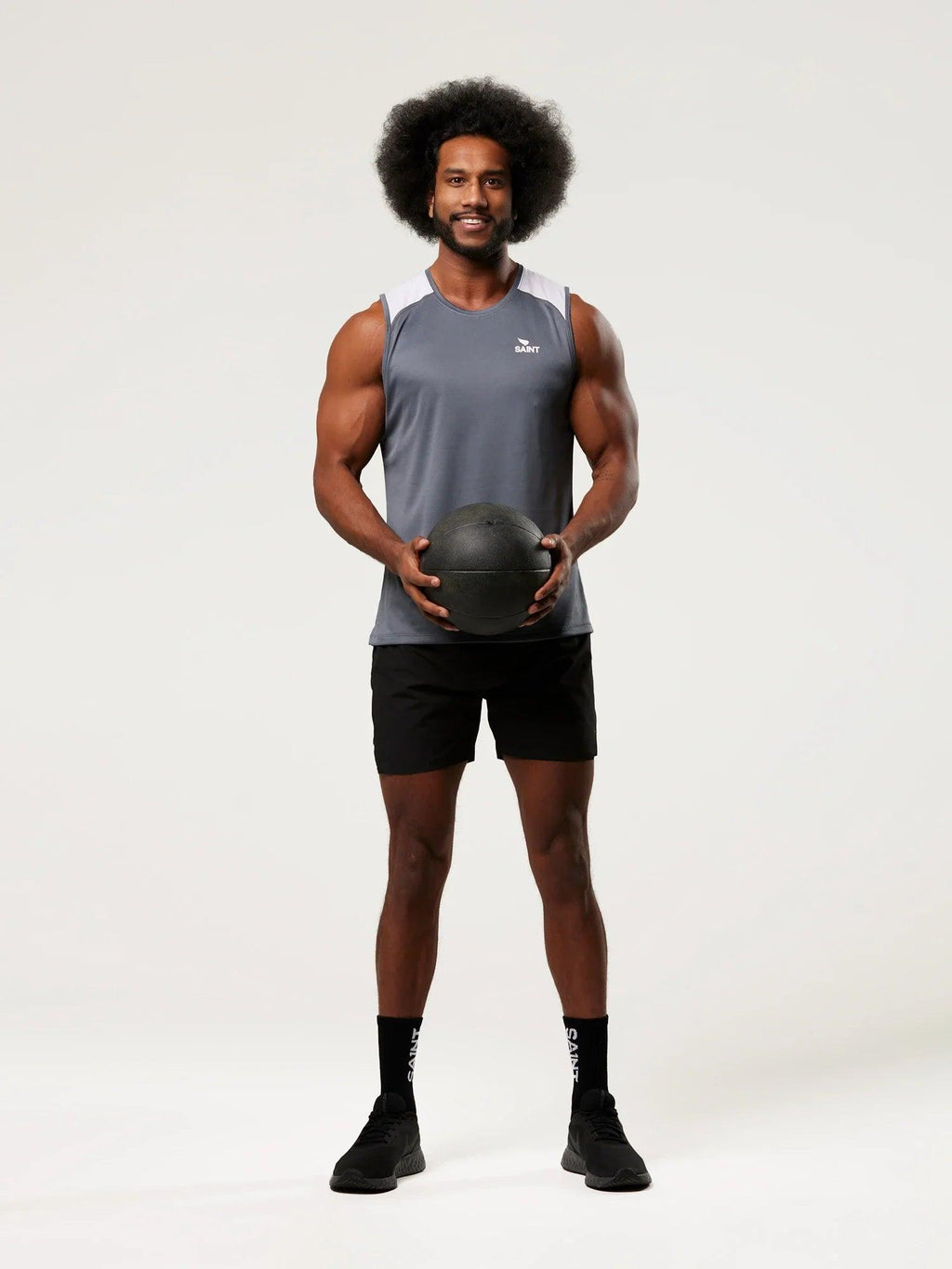 Men's Training Tank - Charcoal