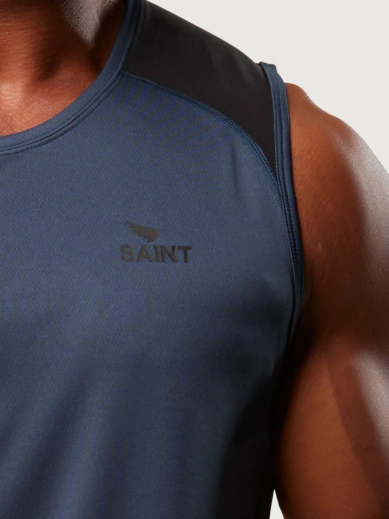 Men's Training Tank - Petrol Blue
