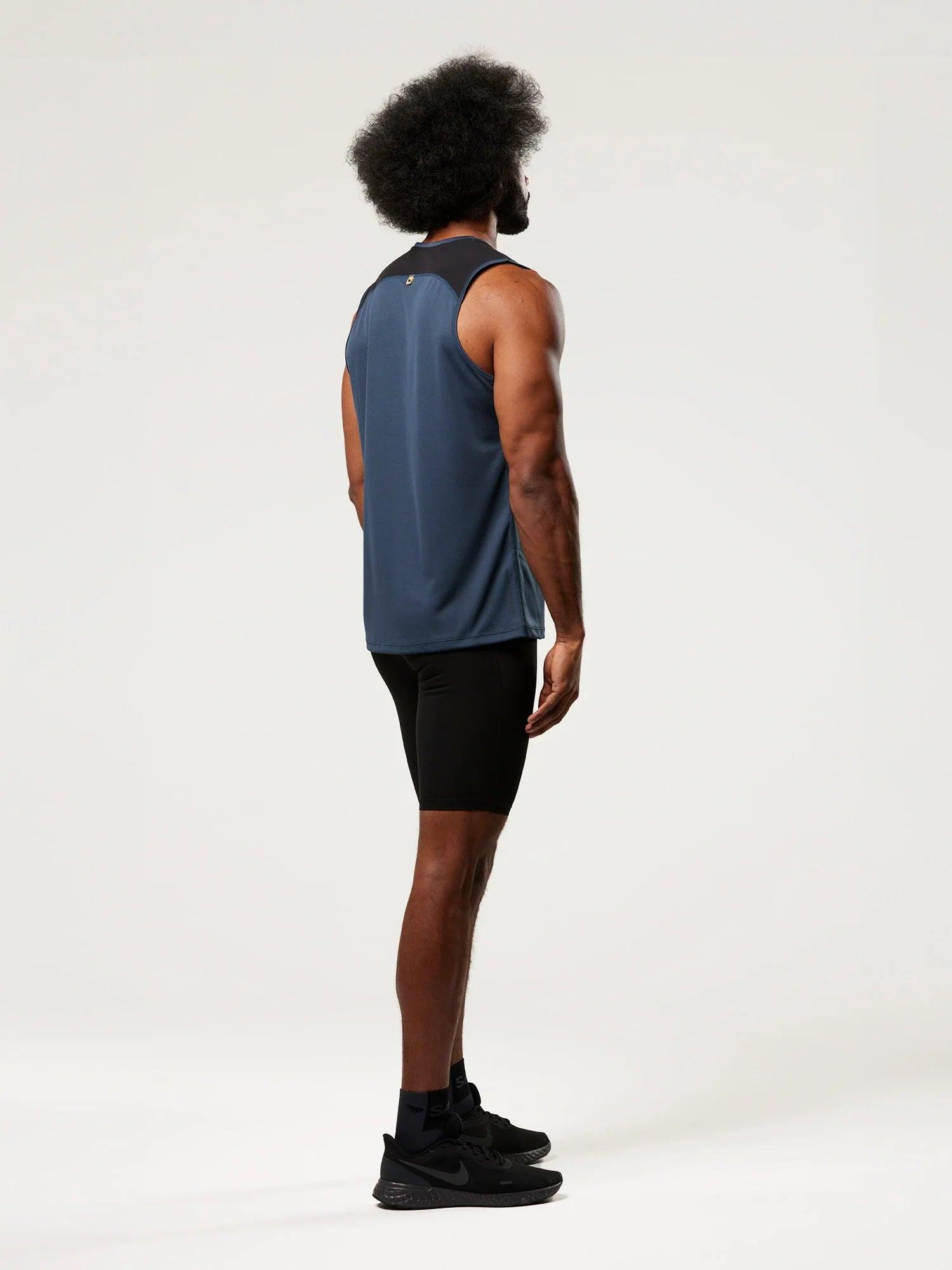 Men's Training Tank - Petrol Blue