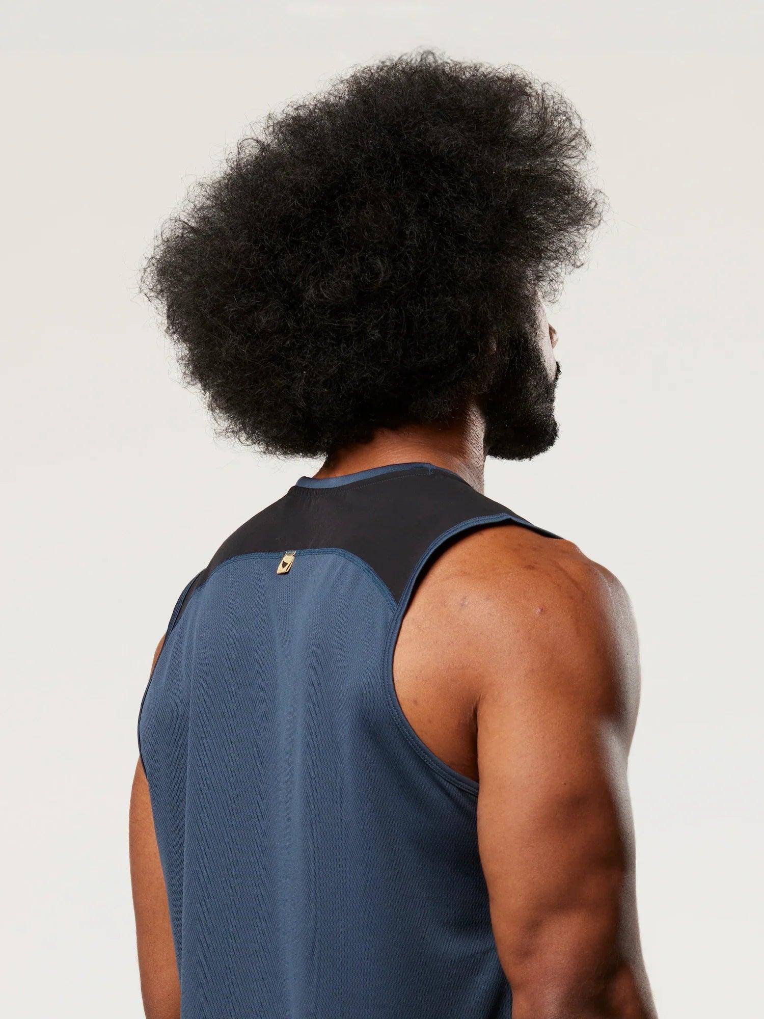 Men's Training Tank - Petrol Blue