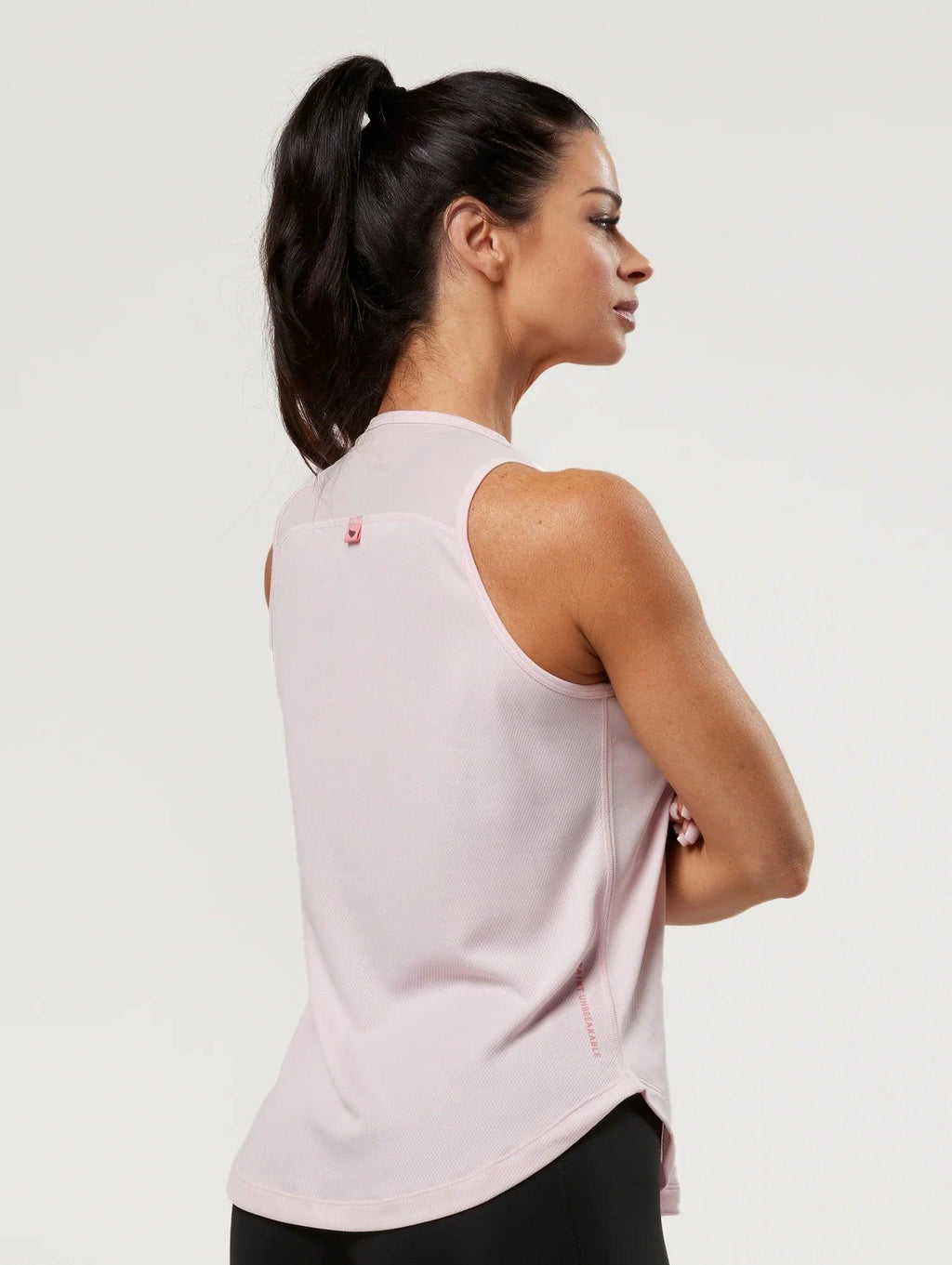 Women's Hi-Neck Training Tank - Pink