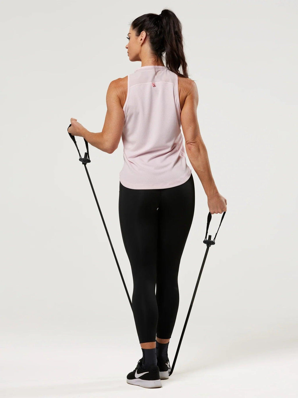 Women's Hi-Neck Training Tank - Pink