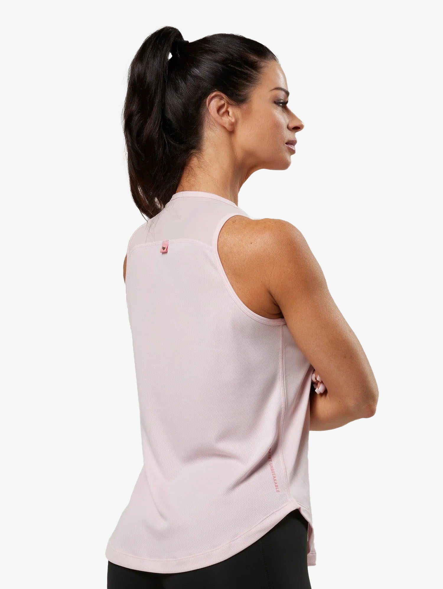 Women's Hi-Neck Training Tank - Pink